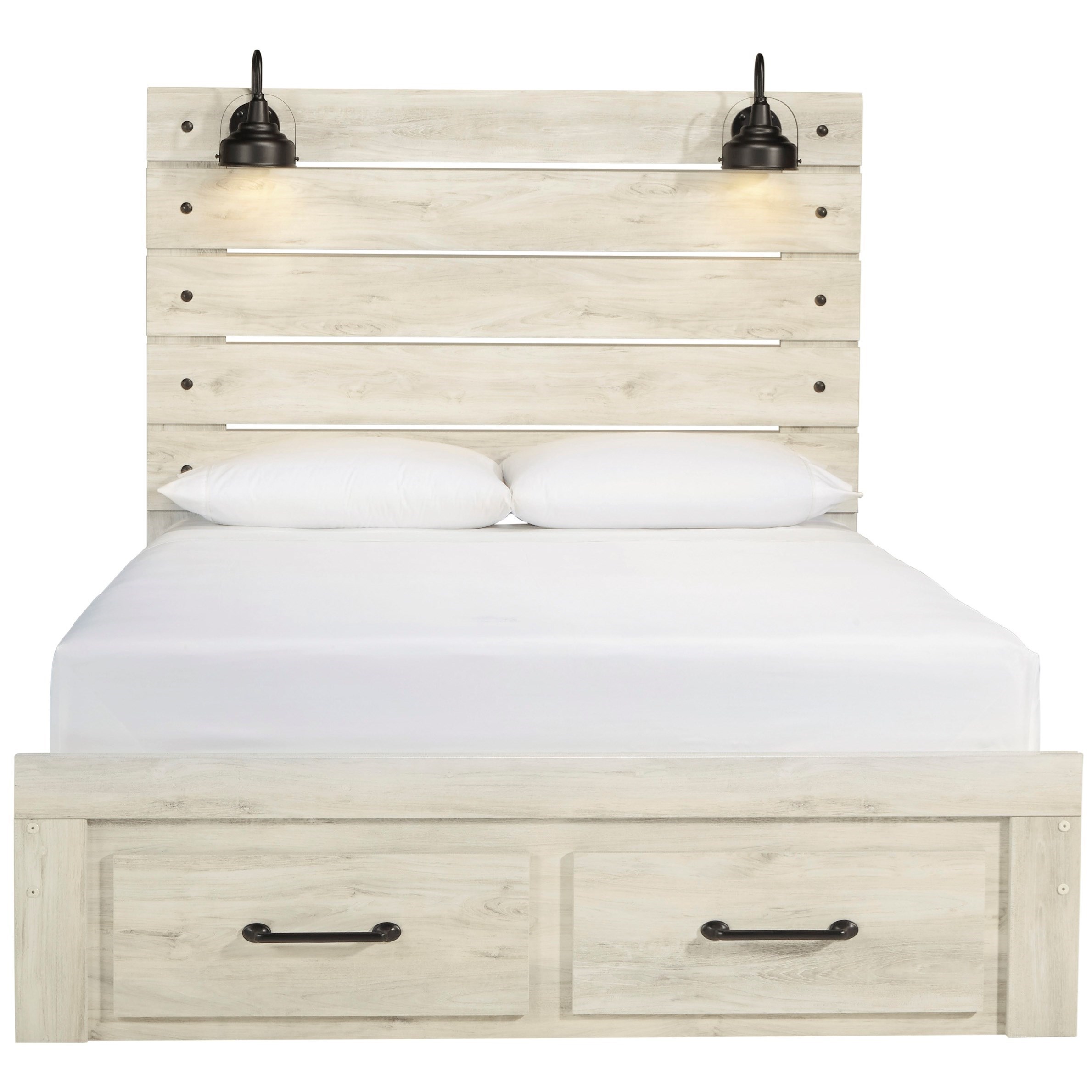 Signature Design by Ashley Cambeck Rustic Queen Panel Bed ...