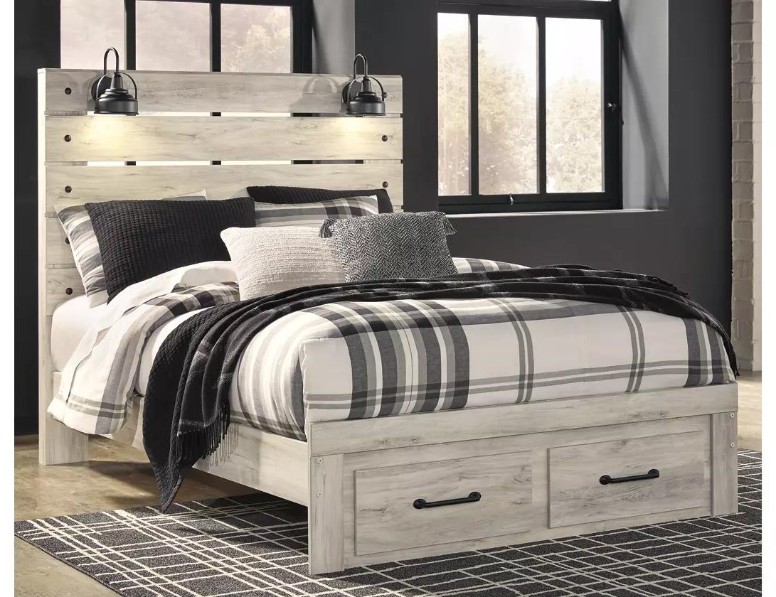 Ashley (Signature Design) Cambeck Rustic Queen Panel ...