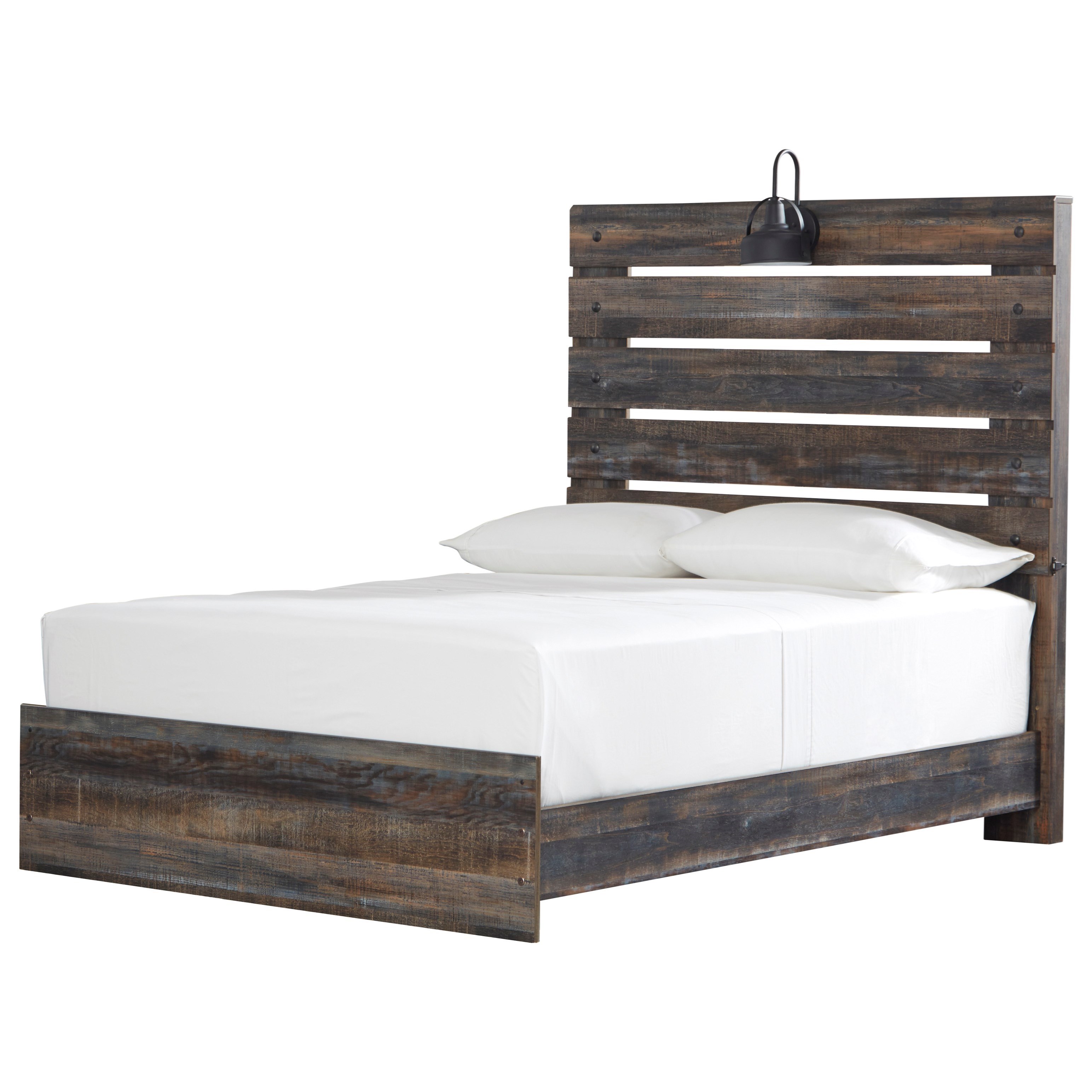 Signature Design by Ashley Drystan Rustic Full Panel Bed ...