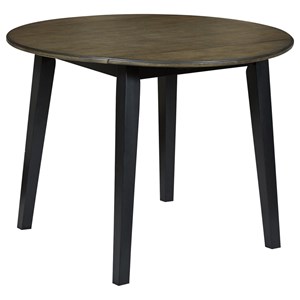 Signature Design by Ashley Frost Round Drop Leaf Table