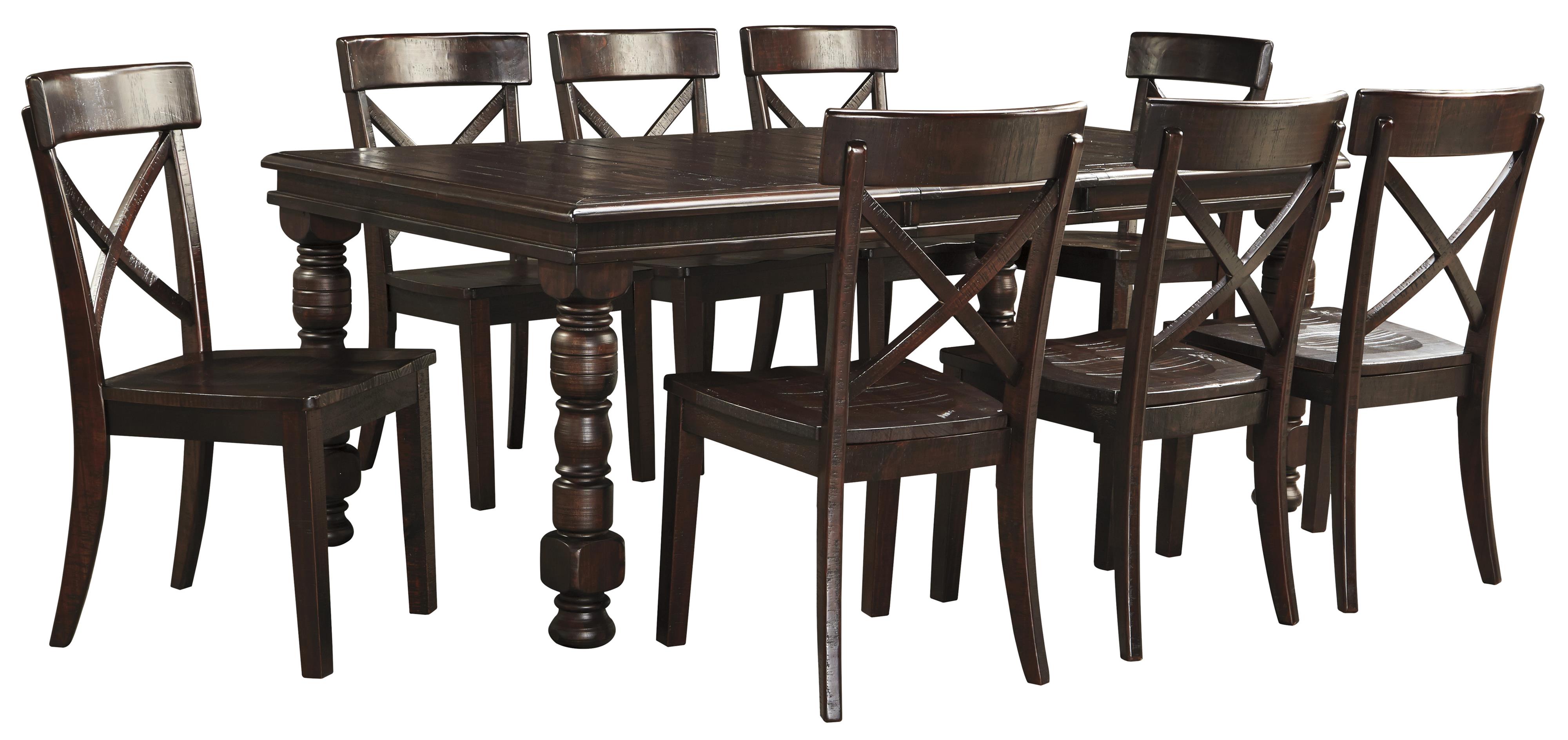 signature design by ashley gerlane 9 piece solid pine dining table signature design by ashley gerlane 9 piece solid pine dining table