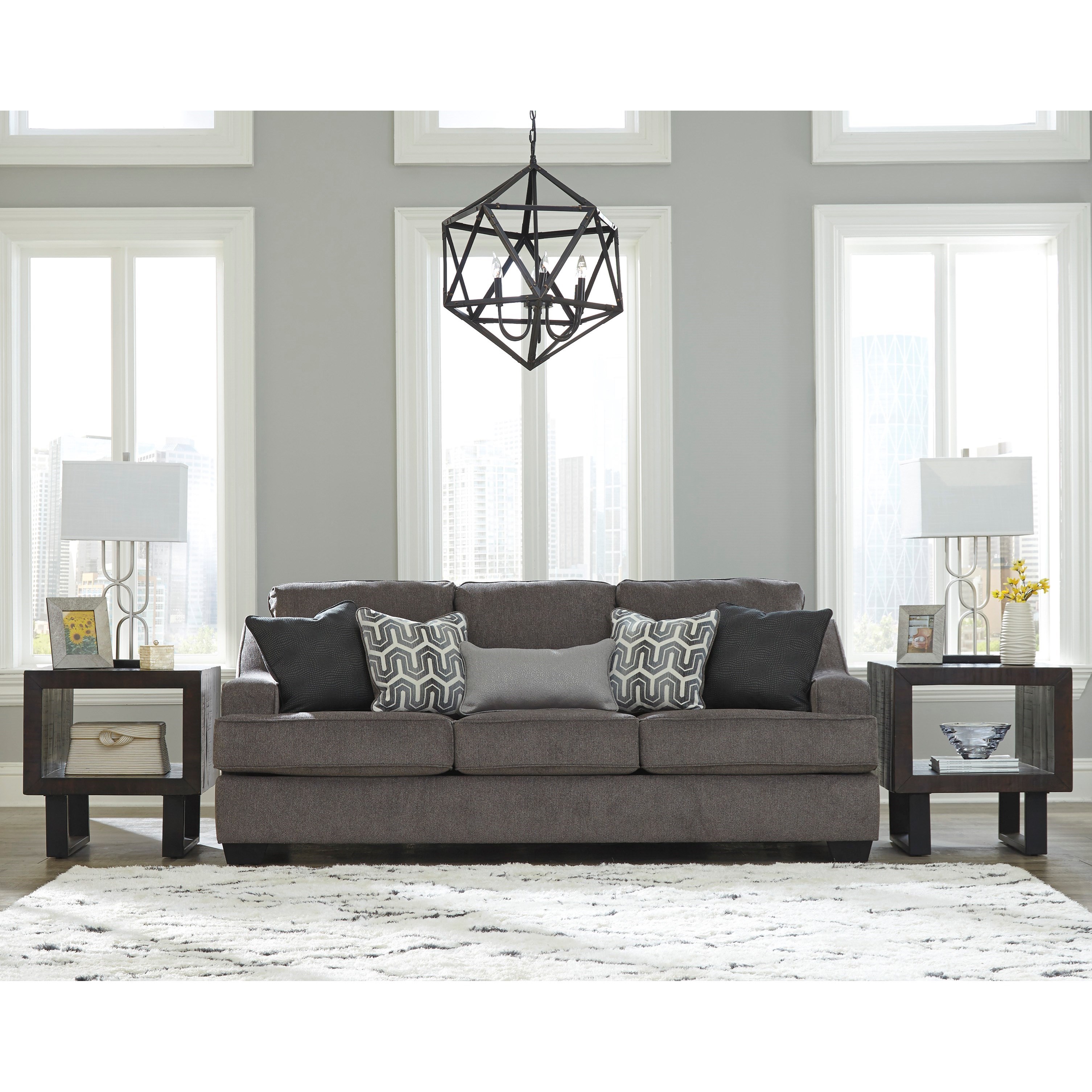 Signature Design by Ashley Gilmer 6560338 Contemporary Sofa with Track