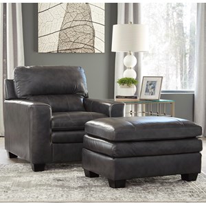 Benchcraft Gleason Chair & Ottoman