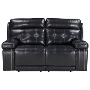 Signature Design by Ashley Graford Power Reclining Loveseat w/ Adj. Headrest