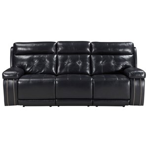 Leather Sofas Beck S Furniture Reclining Sofa W Adjule Headrest