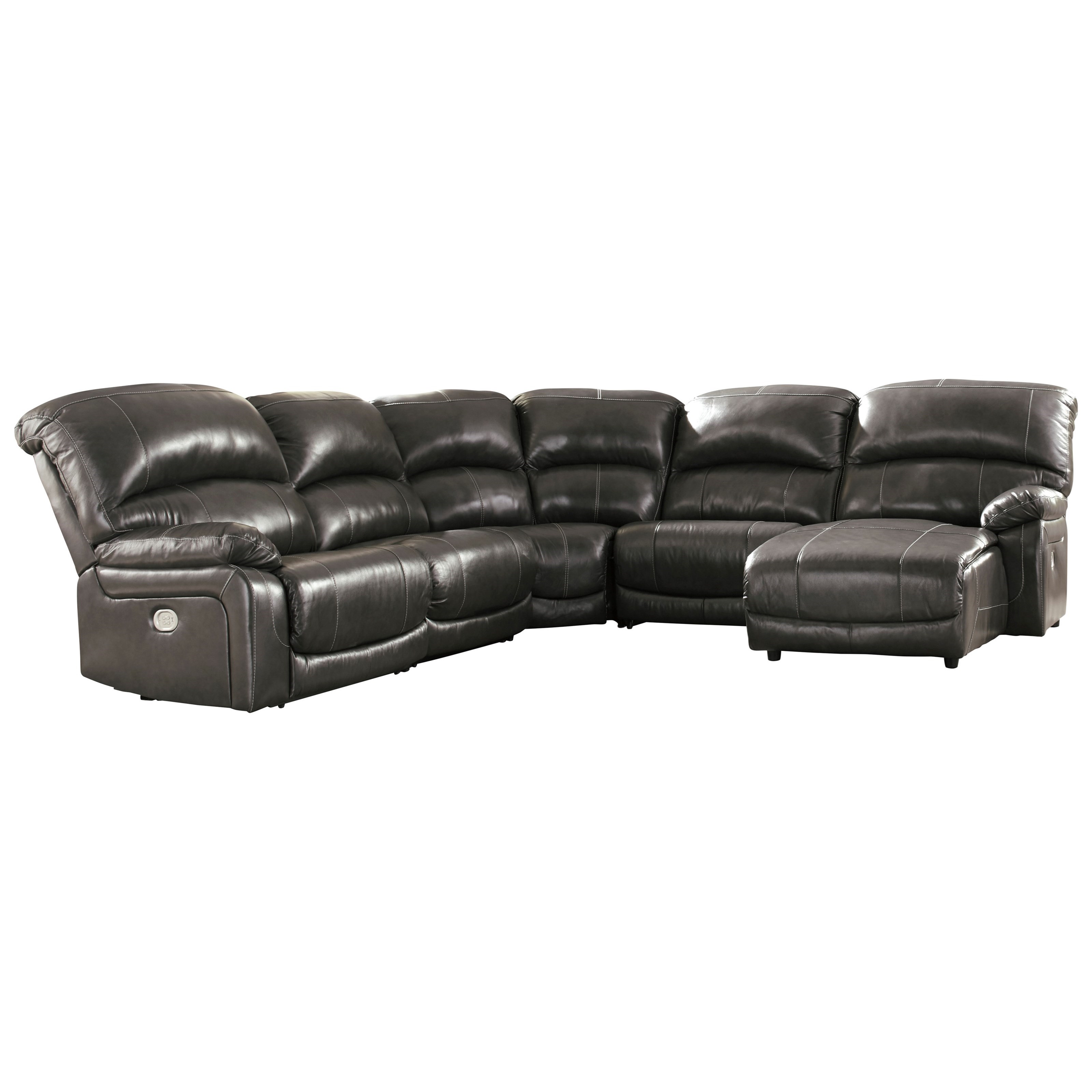 Signature Design by Ashley Hallstrung Power Reclining Sectional | HomeWorld  Furniture | Reclining Sectional Sofas