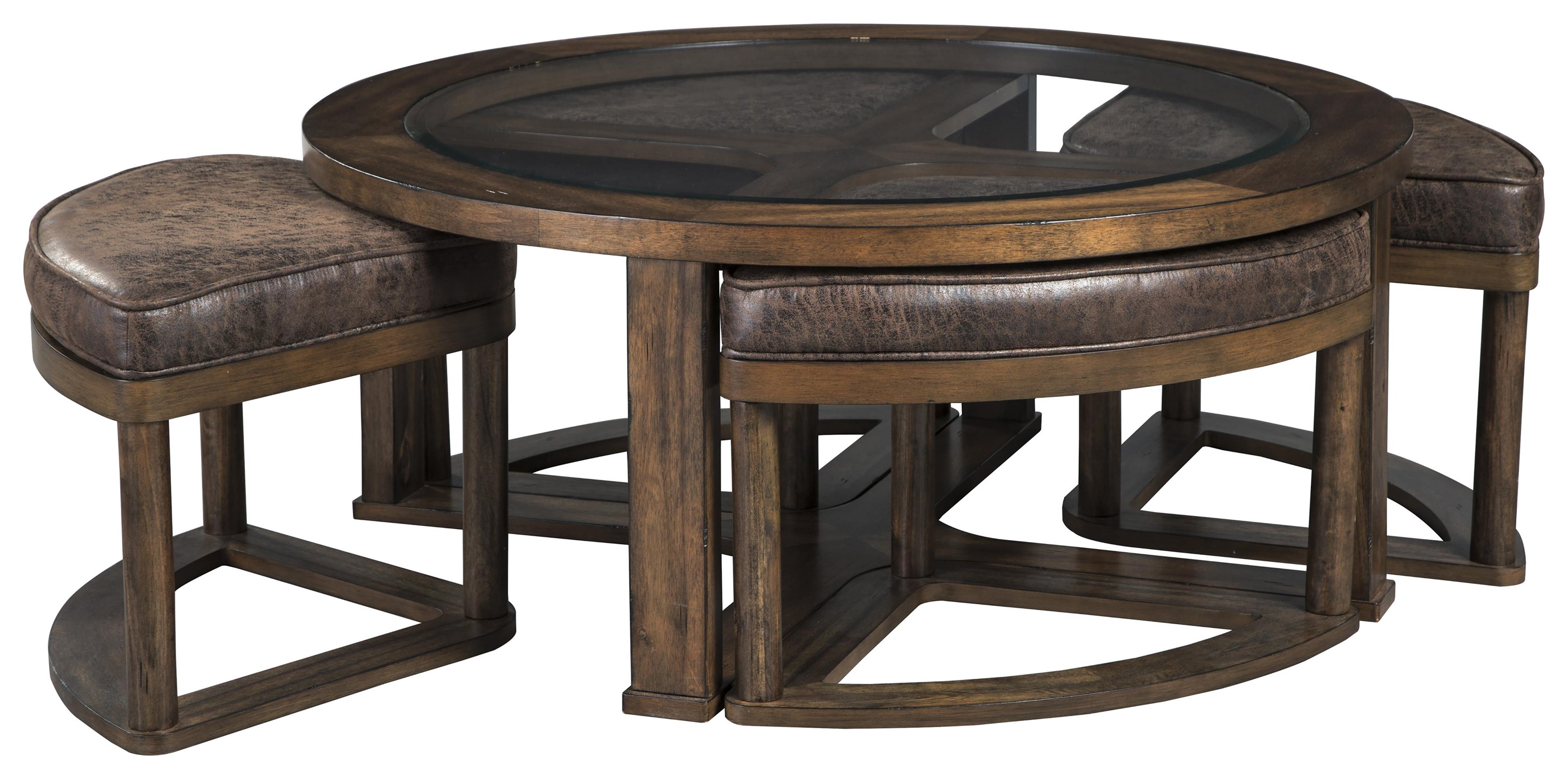Signature Design By Ashley Hannery T725 8 2x6 Round Tail Table Hannery T725 8 2x6 Round Tail Table