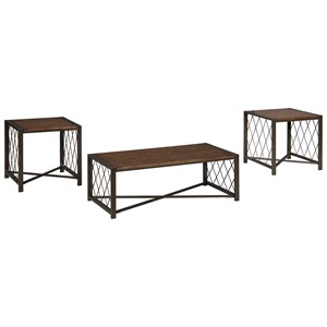 Signature Design by Ashley Harpan Occasional Table Set