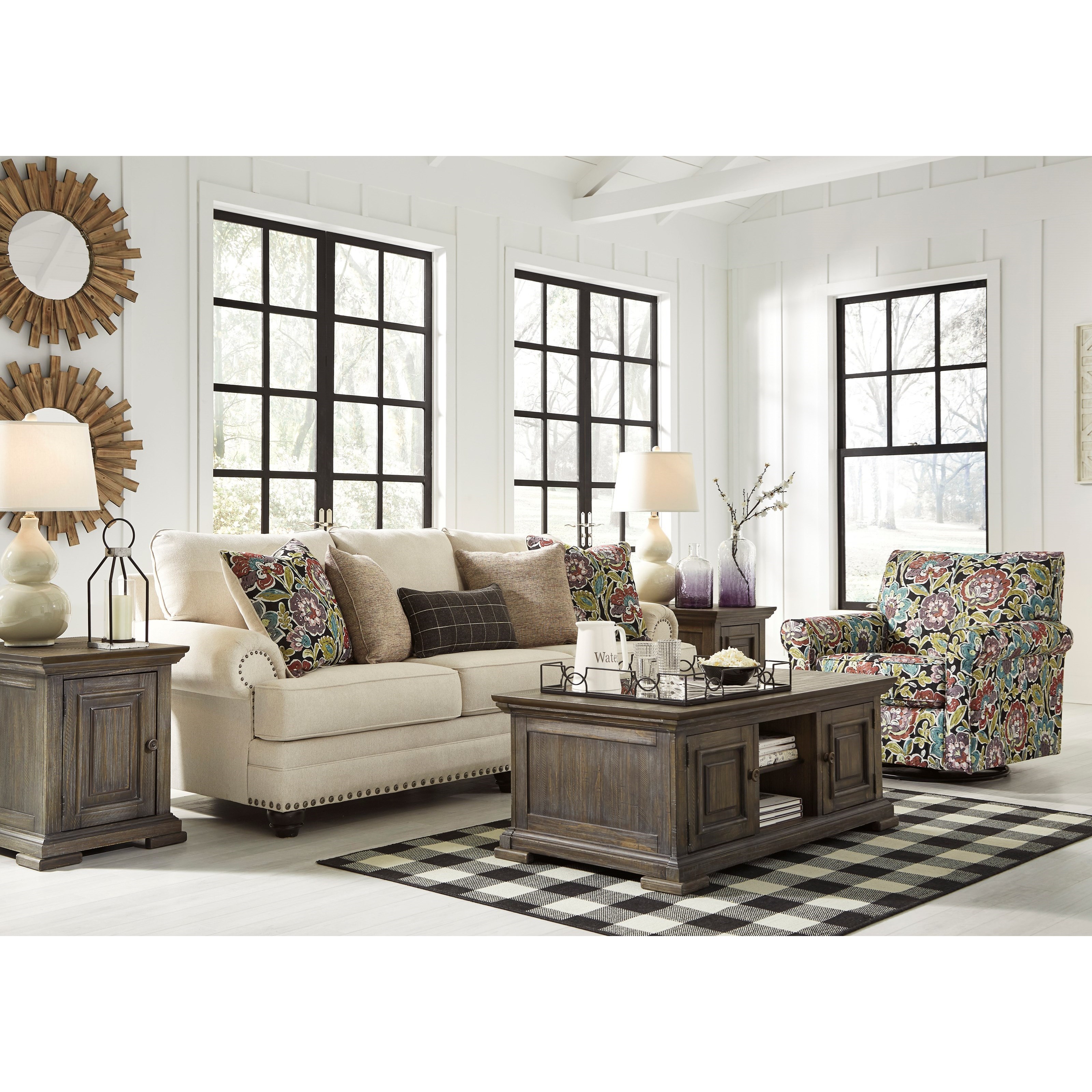 Signature Design By Ashley Harrietson Stationary Living Room Group