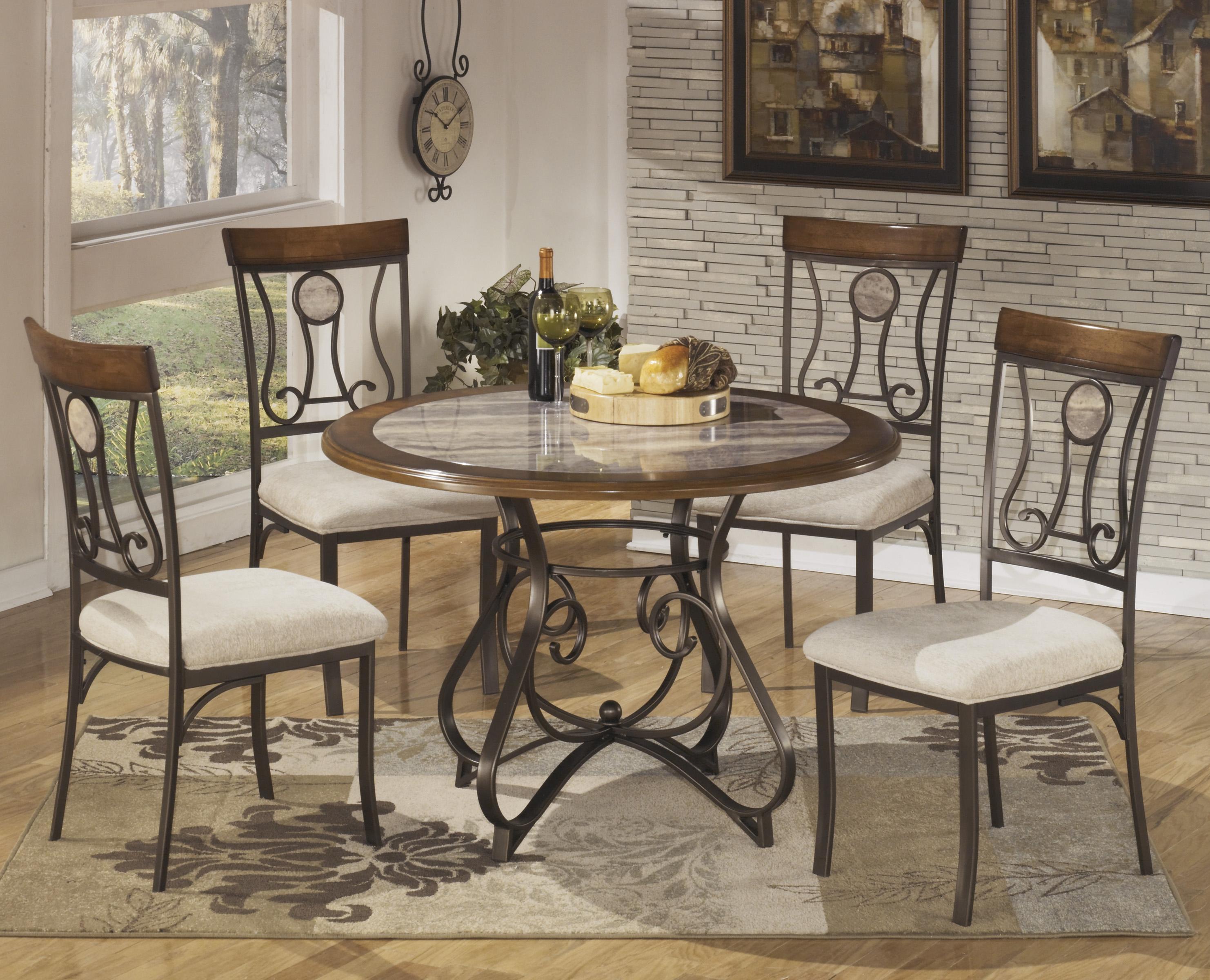 Signature Design By Ashley Hopstand 5 Piece Round Dining Table Set