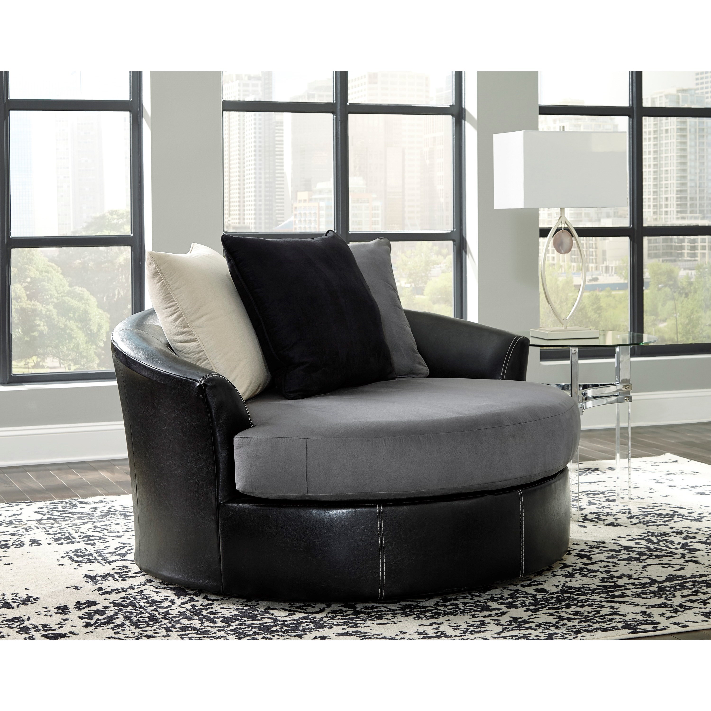 Signature Design by Ashley Jacurso Contemporary Round ...