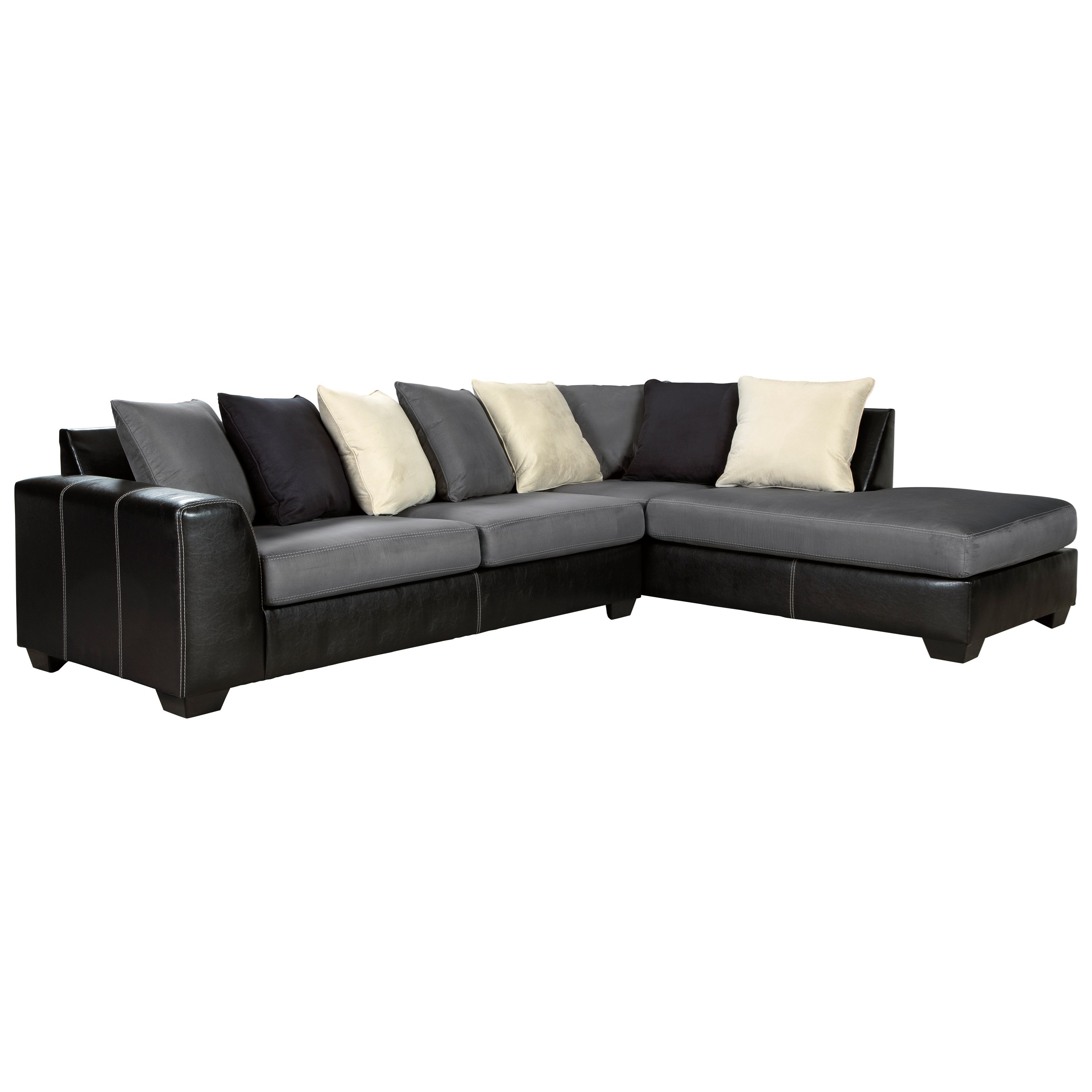 Signature Design By Ashley Jacurso Contemporary Sectional Sofa