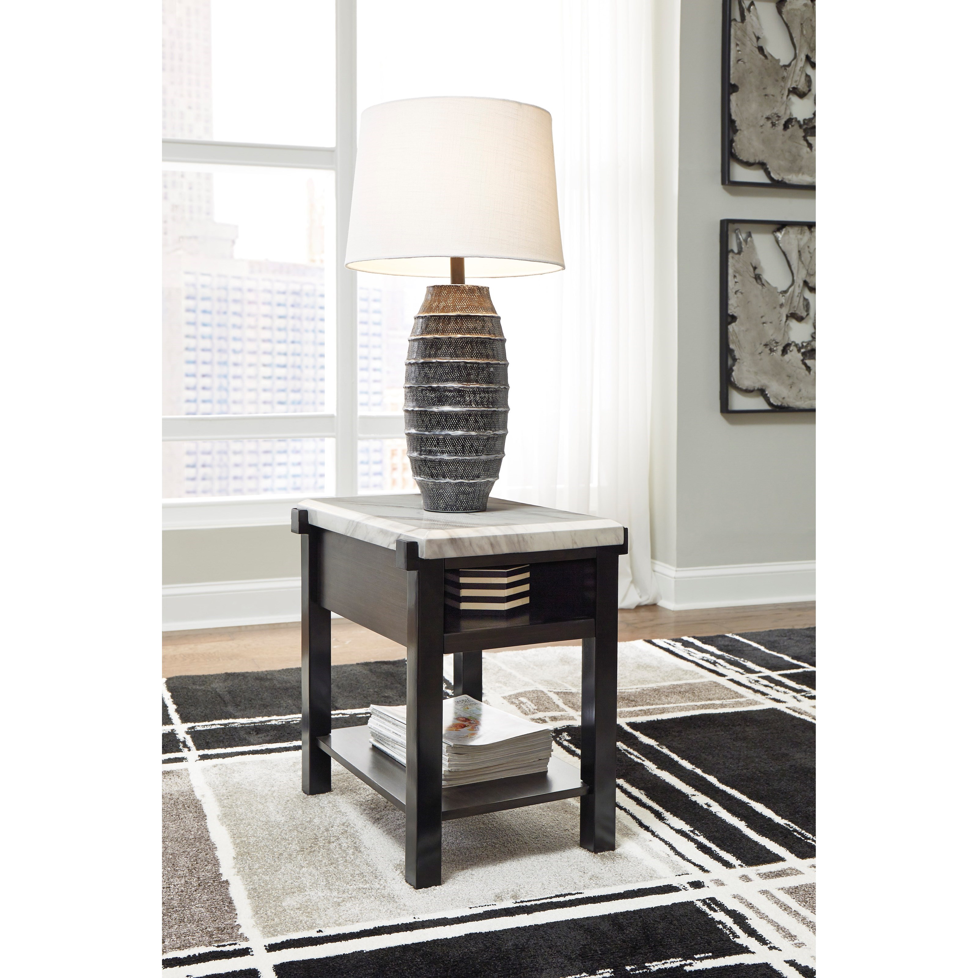 Signature Design by Ashley Janilly Contemporary Chairside End Table | Conlin's Furniture | End ...
