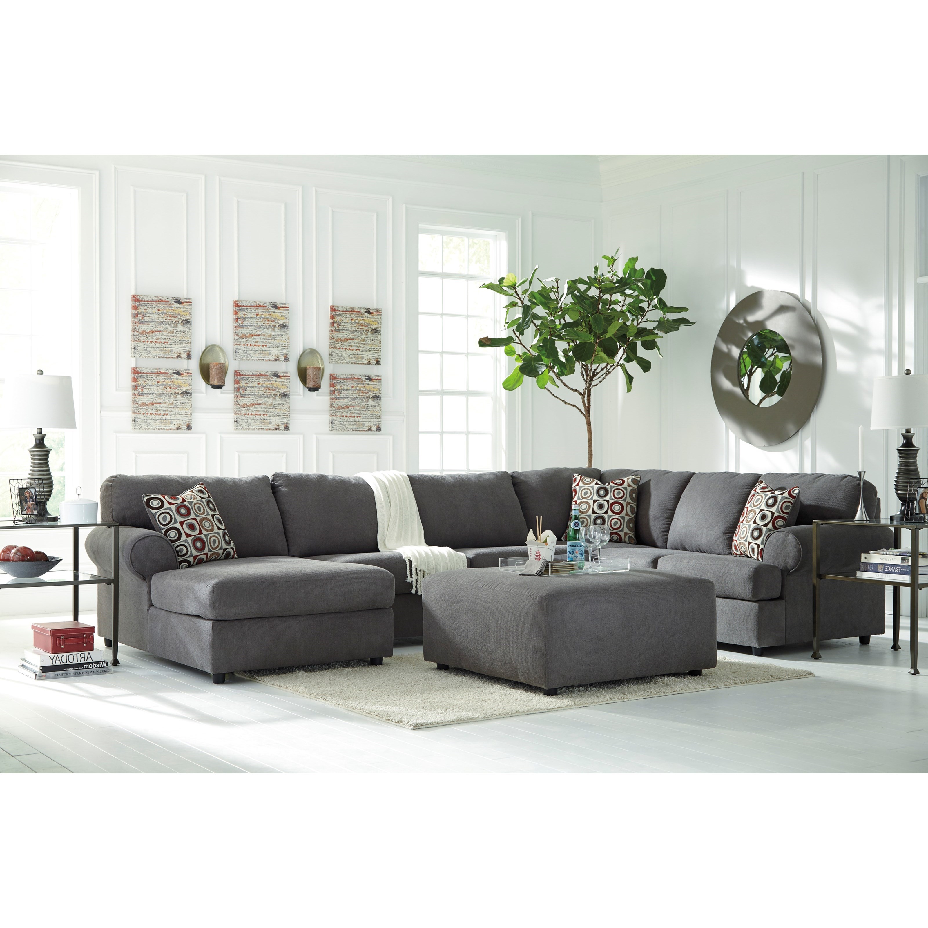 Signature Design by Ashley Jayceon 3-Piece Sectional with Left Chaise | Becker Furniture World ...