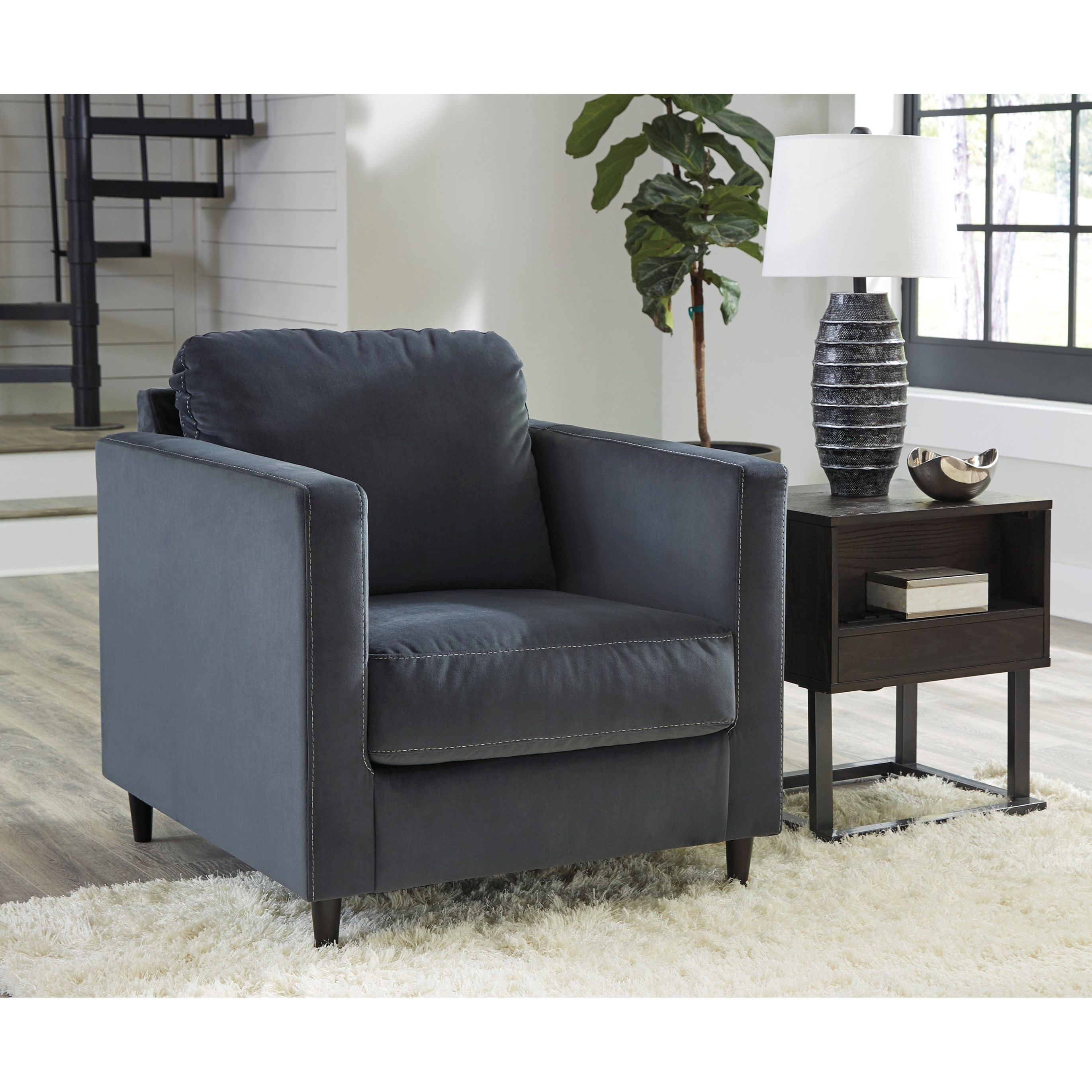 Signature Design by Ashley Kennewick 1980320 Contemporary Chair | Pilgrim Furniture City ...