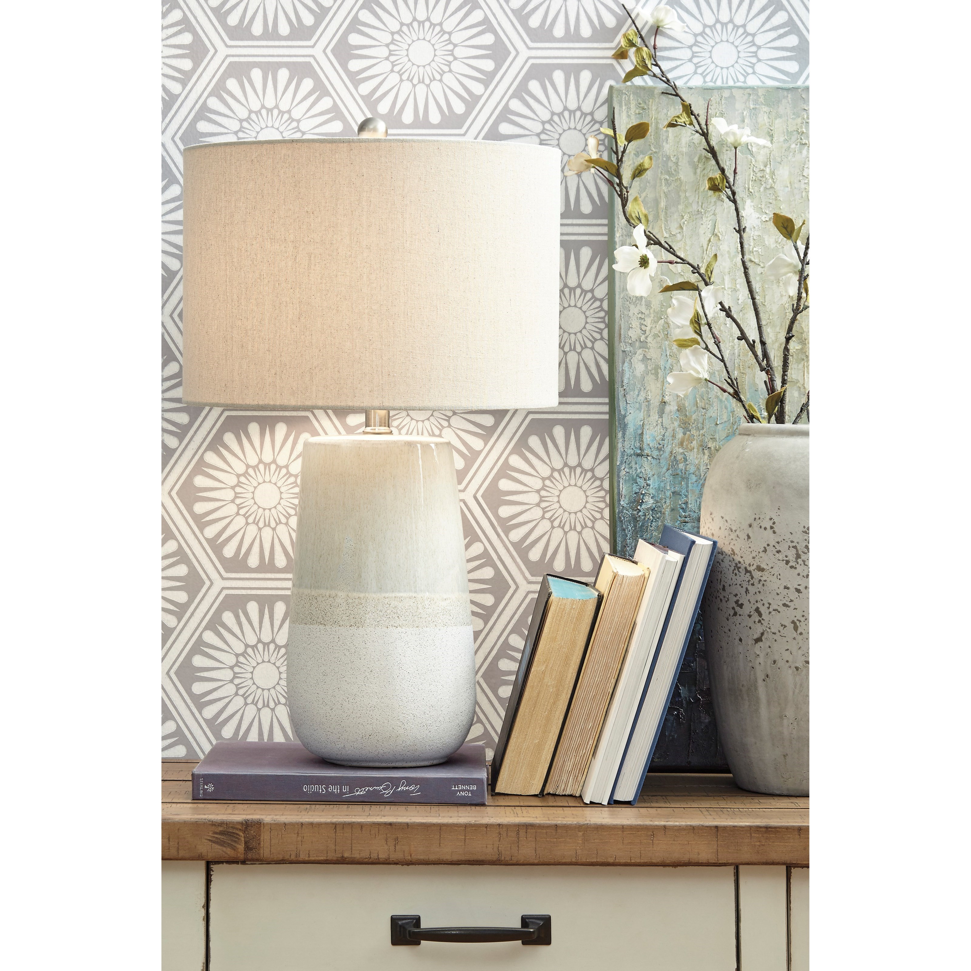 Signature Design by Ashley Lamps - Casual Shavon Beige ...