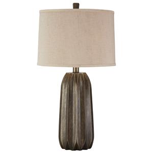 Signature Design by Ashley Lamps - Contemporary Khalil Poly Table Lamp