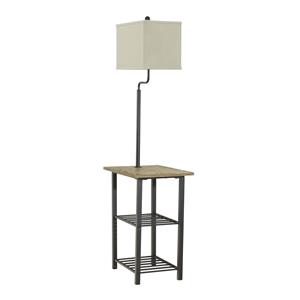 Ashley (Signature Design) Lamps - Vintage Style Metal Tray Lamp