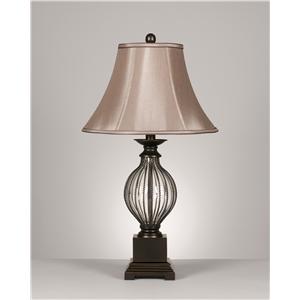 Signature Design by Ashley Lamps - Traditional Classics Set of 2 Ondreya Metal Table Lamps