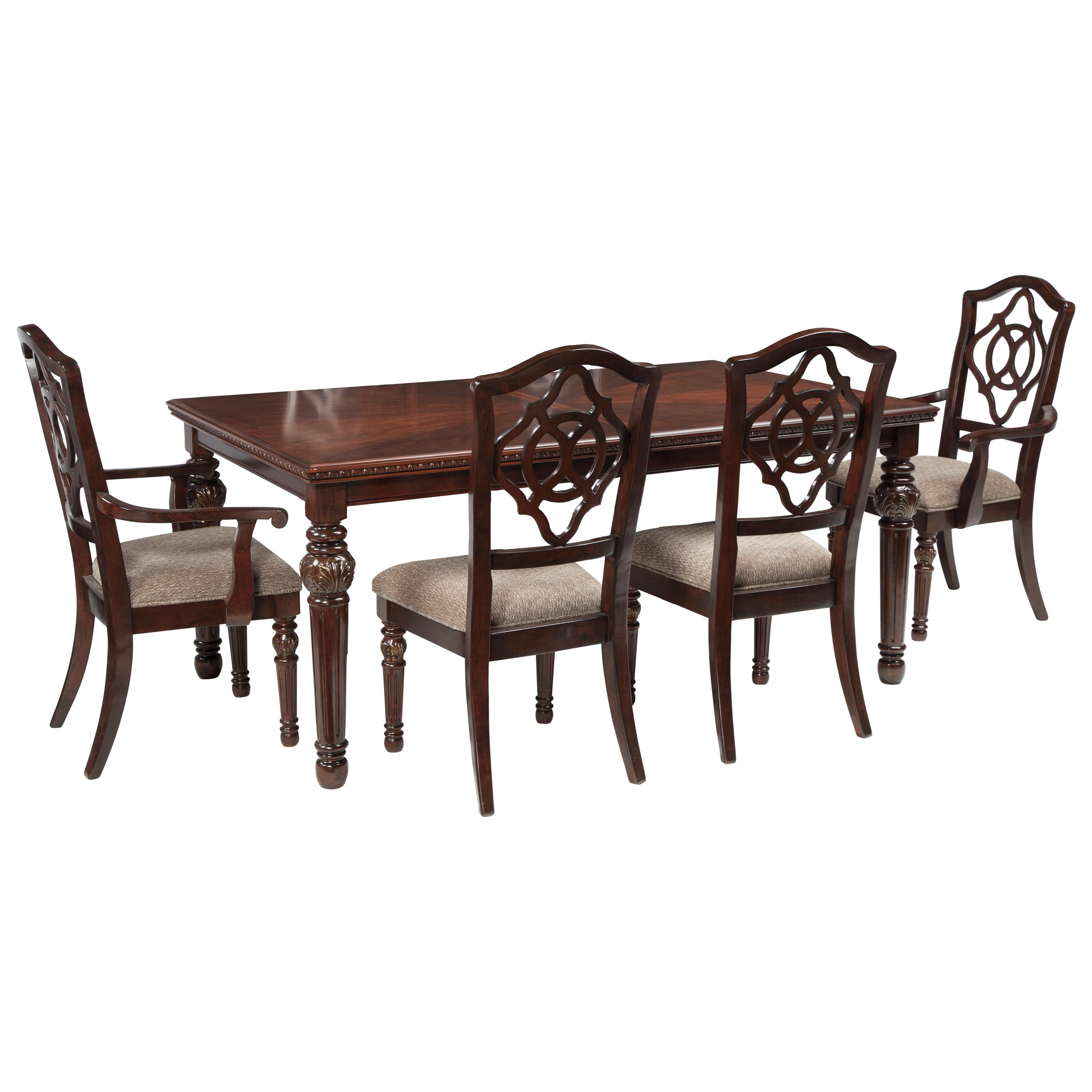 Signature Design by Ashley Leahlyn 5-Piece Rectangular Dining Table ... Signature Design by Ashley Leahlyn 5-Piece Rectangular Dining Table ...