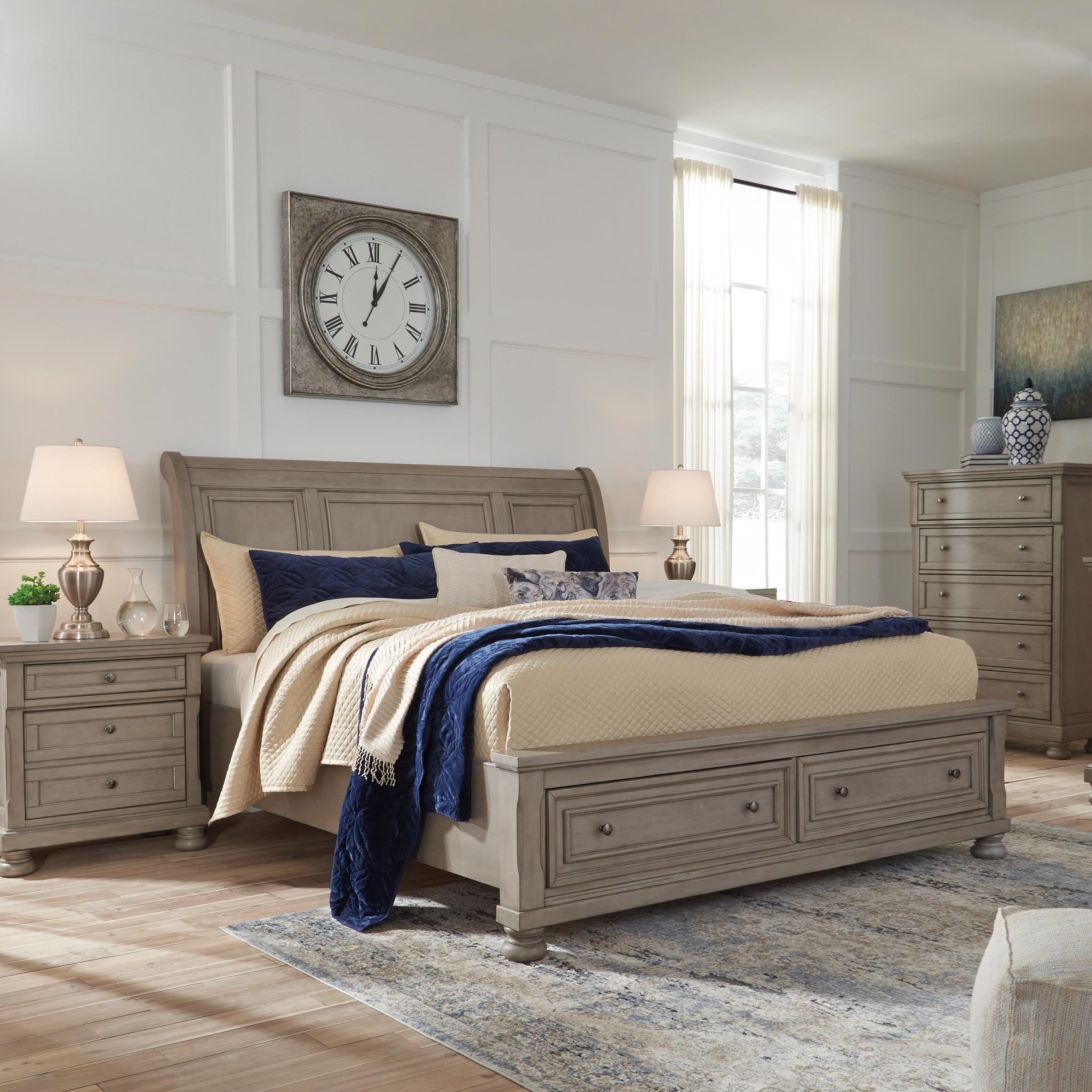 Signature Design by Ashley Lettner Casual Queen Sleigh Bed ...