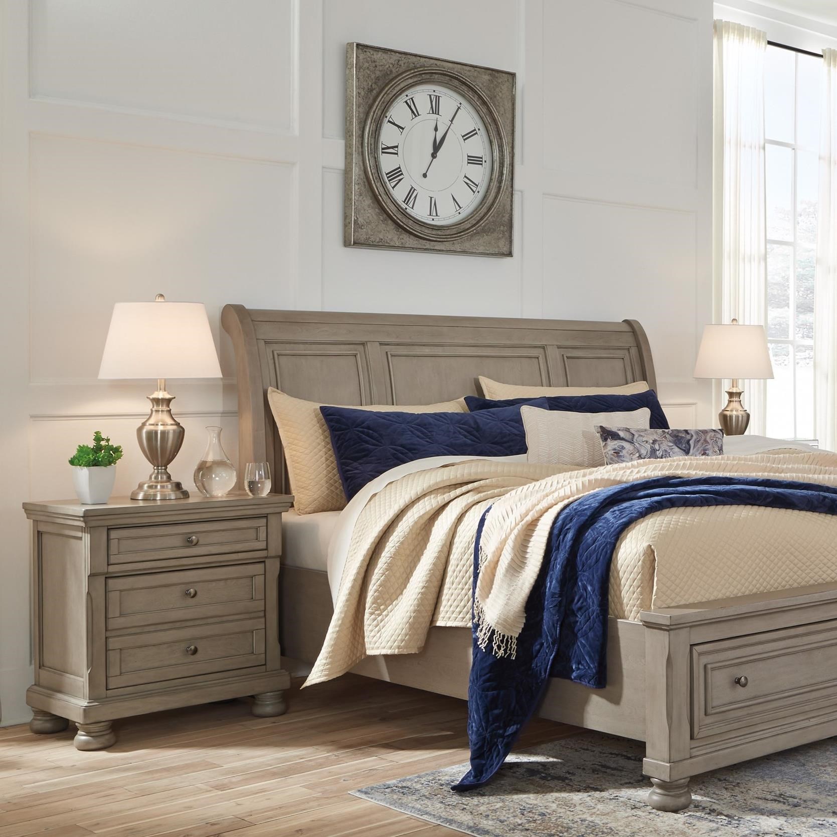 Signature Design by Ashley Lettner Casual Two Drawer Night ...