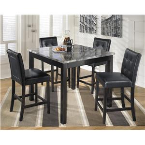Signature Design by Ashley Maysville Square Counter Table Set