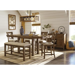 Signature Design by Ashley Moriville Casual Dining Room Group