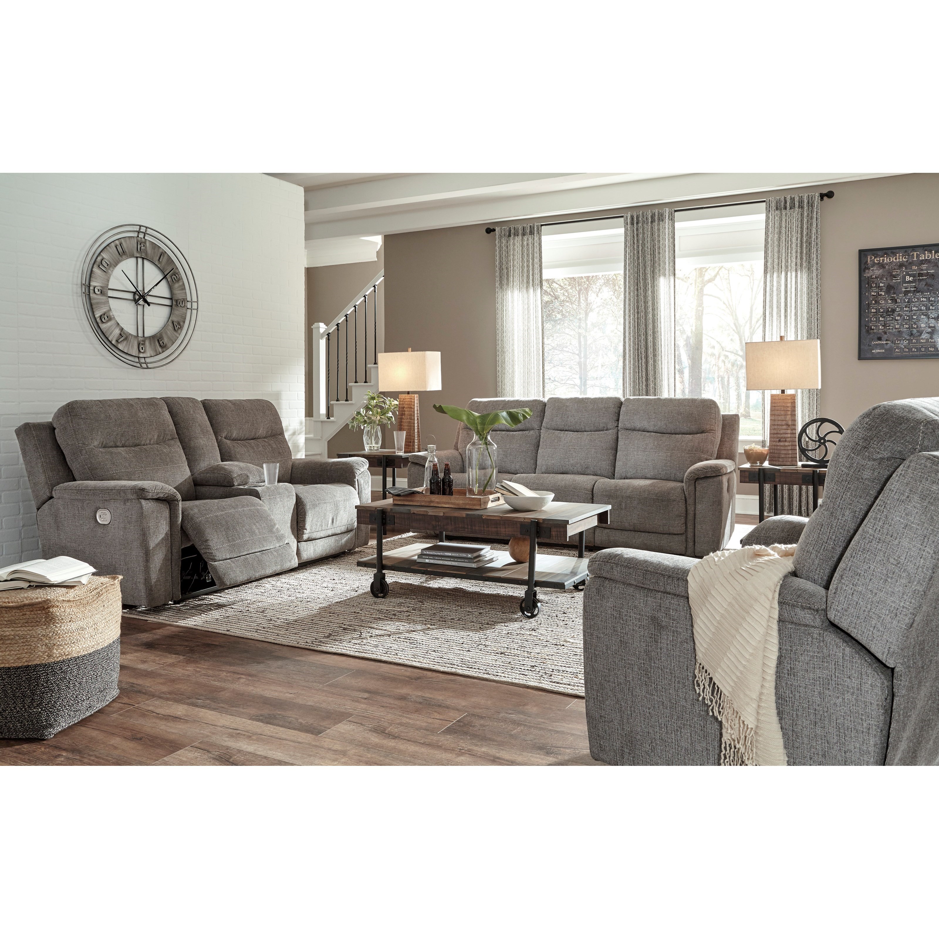 Signature Design By Ashley Mouttrie 73205 Living Room Group 2 Power Reclining Living Room Group Furniture And Appliancemart Reclining Living Room Groups