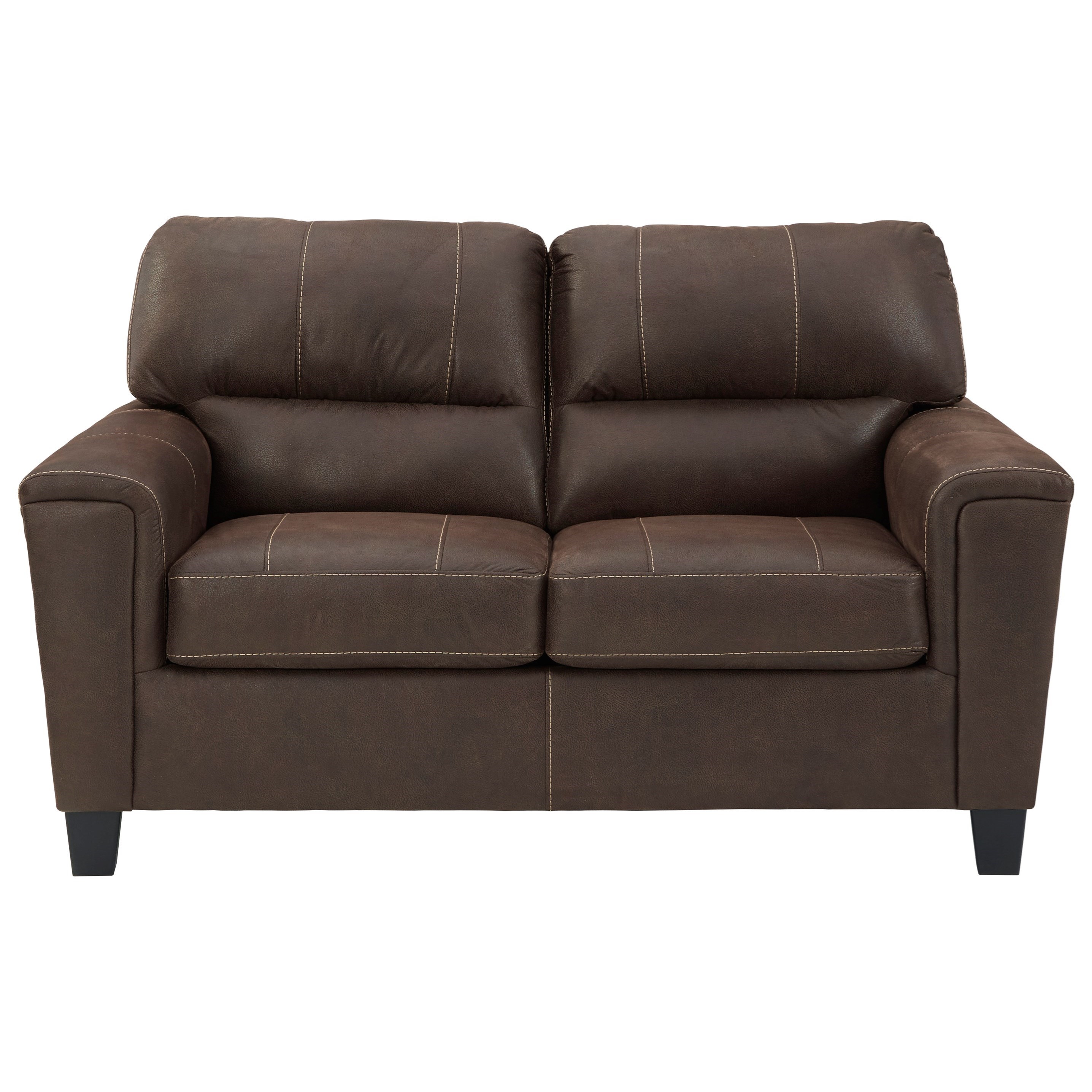 Signature Design by Ashley Navi 9400335 Faux Leather Loveseat | Furniture  and ApplianceMart | Loveseats