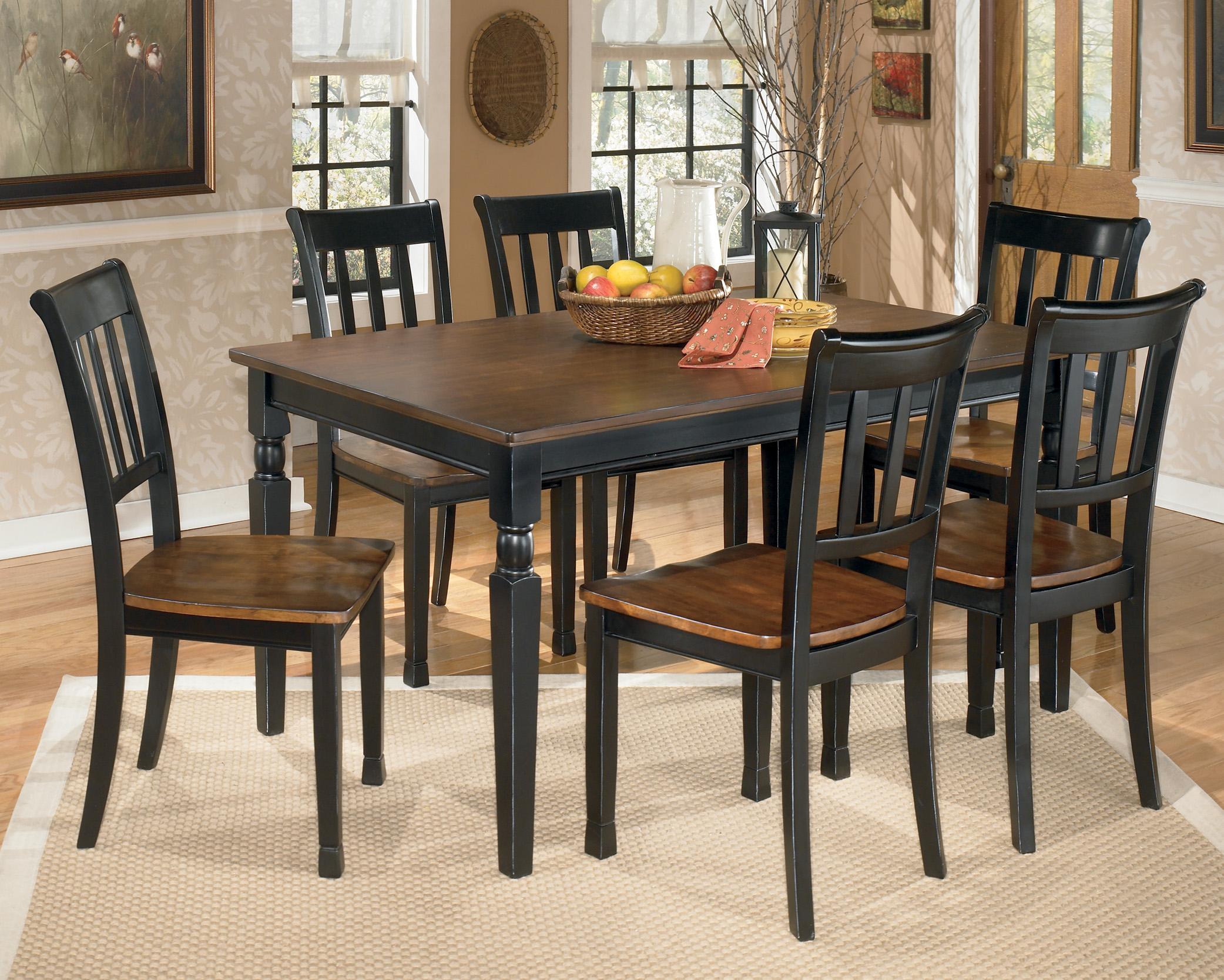 Signature Design By Ashley Owingsville 7 Piece Rectangular Dining Signature Design By Ashley Owingsville 7 Piece Rectangular Dining