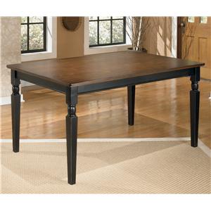Signature Design by Ashley Owingsville Rectangular Dining Room Table