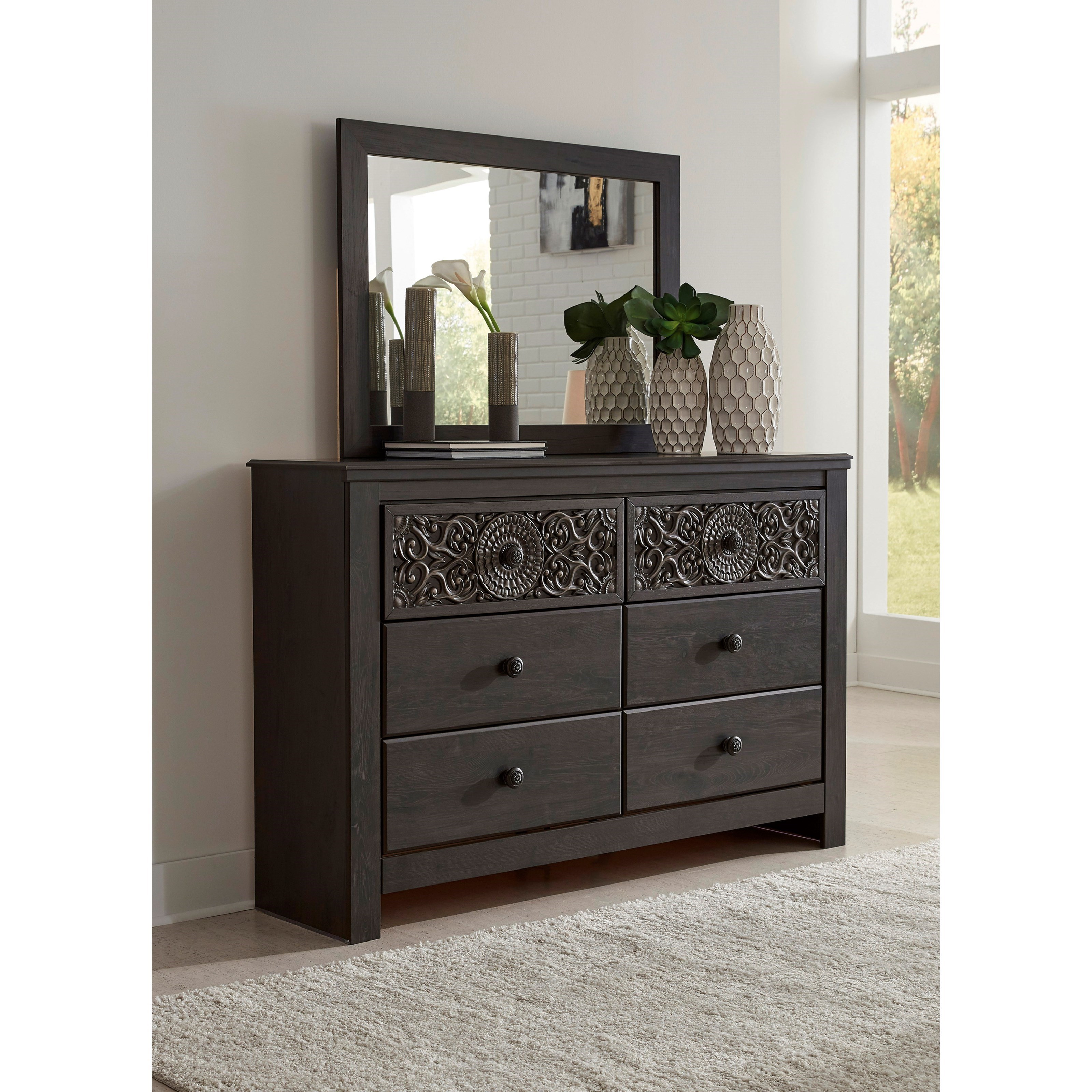 Signature Design by Ashley Paxberry Bedroom Mirror ...