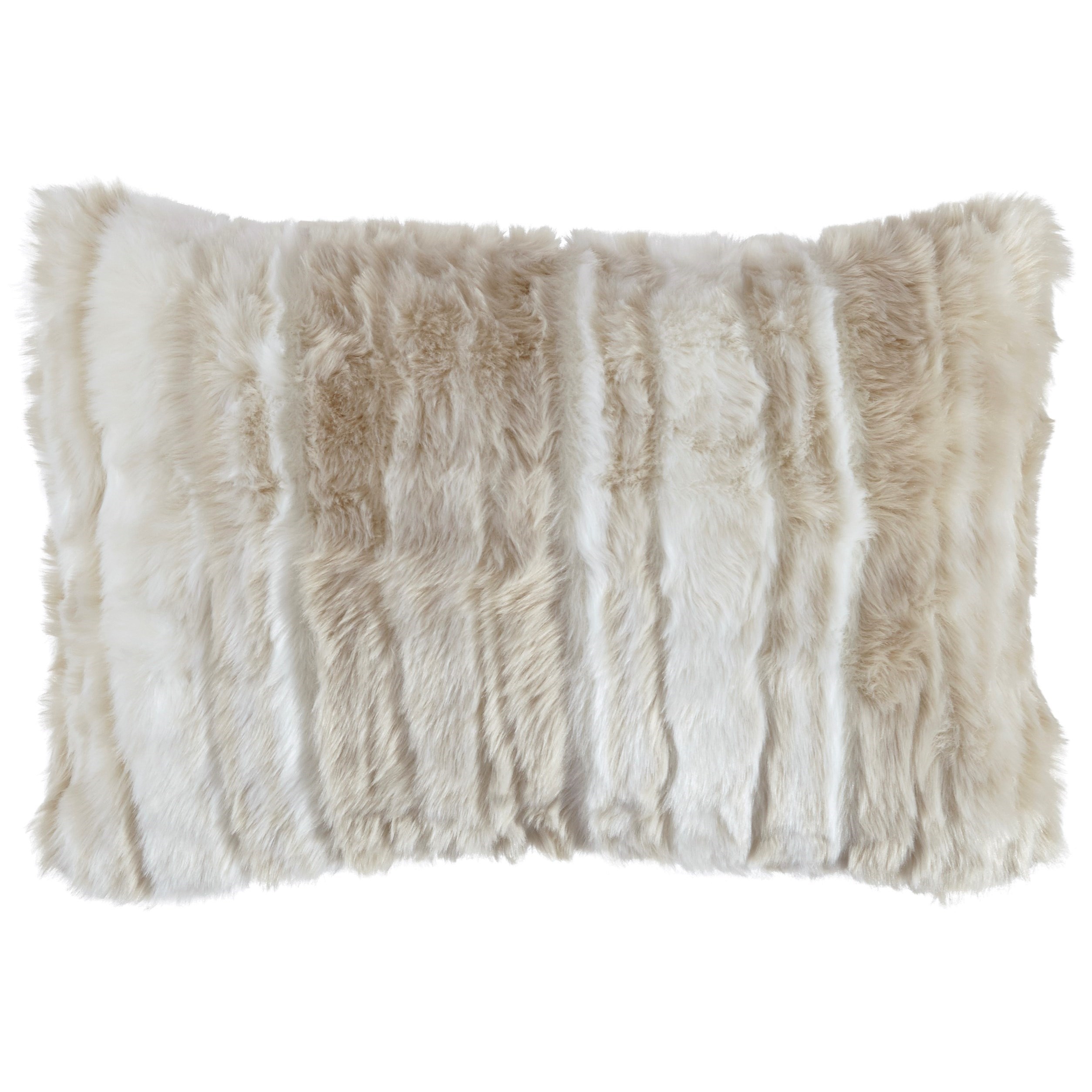 white and tan pillows