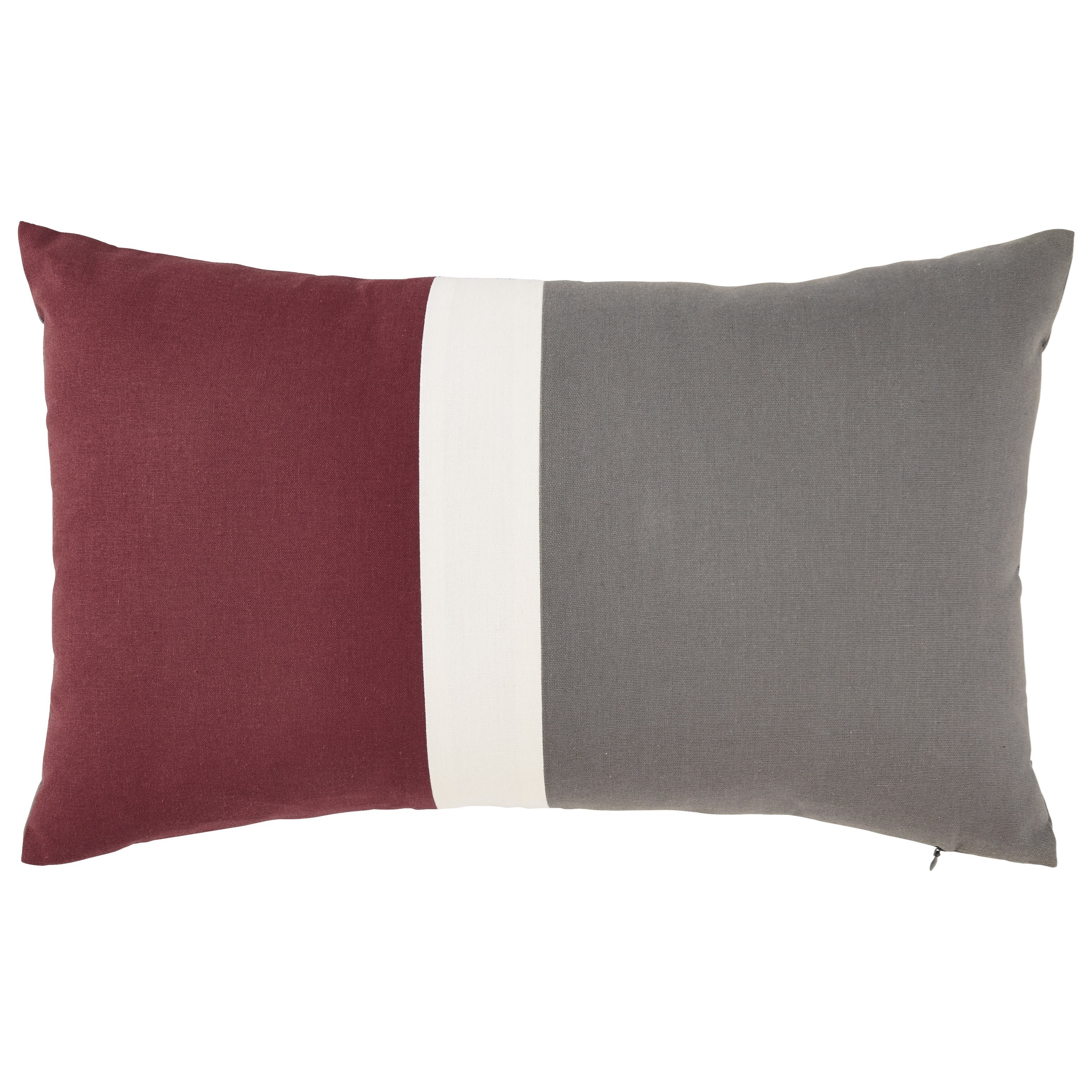 Pillows Jacop Gray White Brick Red Pillow By Signature Design Ashley At John V Schultz Furniture