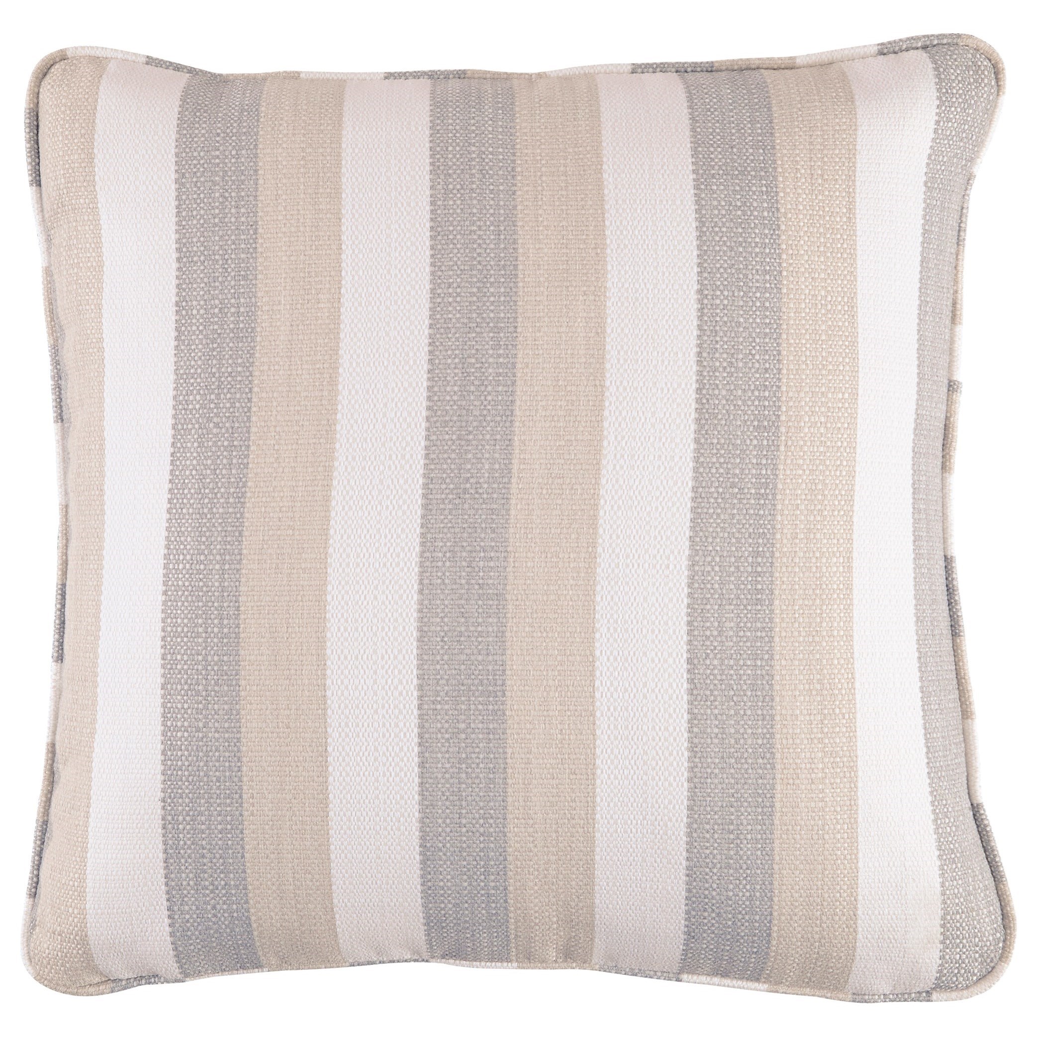 grey and beige pillows