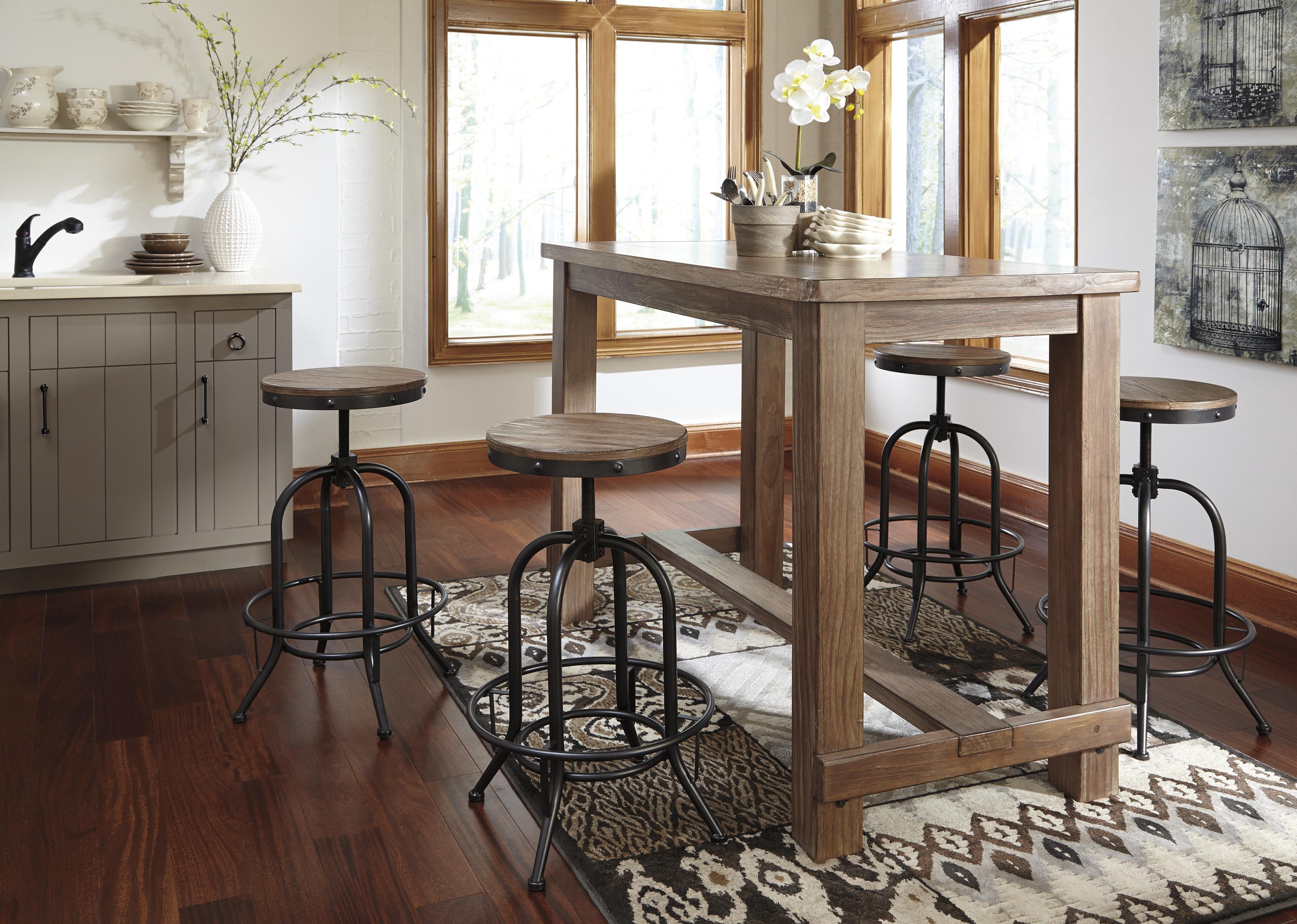 Signature Design by Ashley Pinnadel Tall Swivel Stool with ... (3367 x 2400 Pixel)