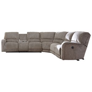 Ashley (Signature Design) Pittsfield Power Reclining Sectional with Console