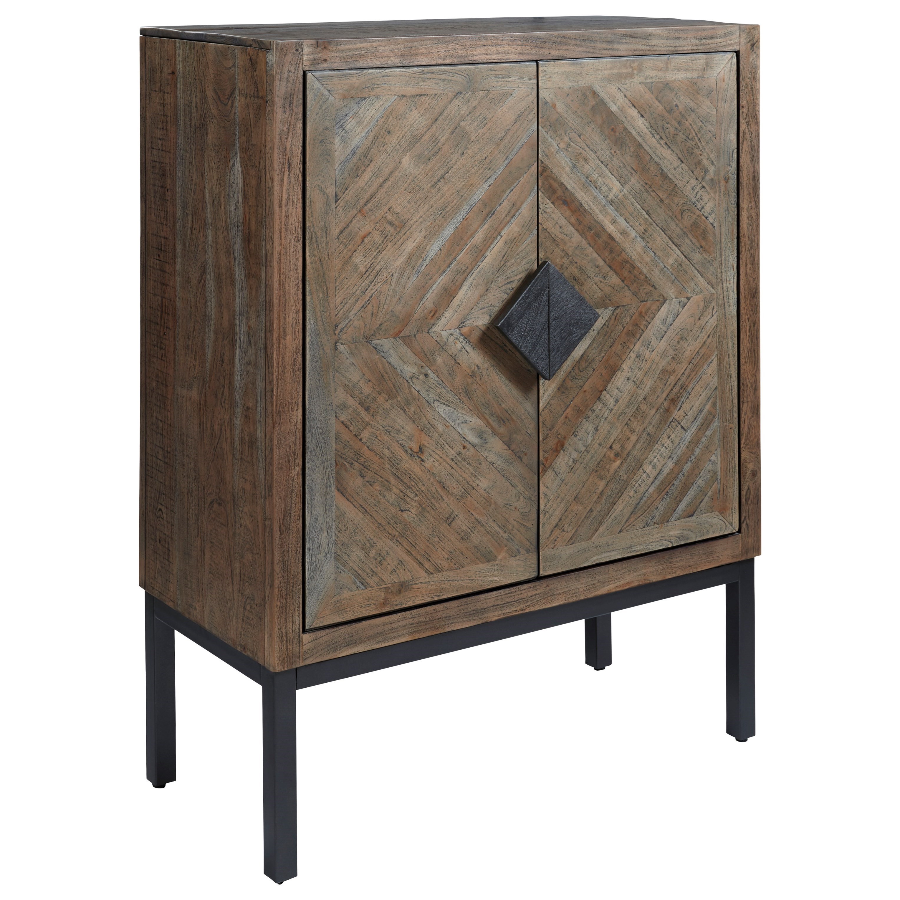 Signature Design by Ashley Premridge Rustic Bar Cabinet ...