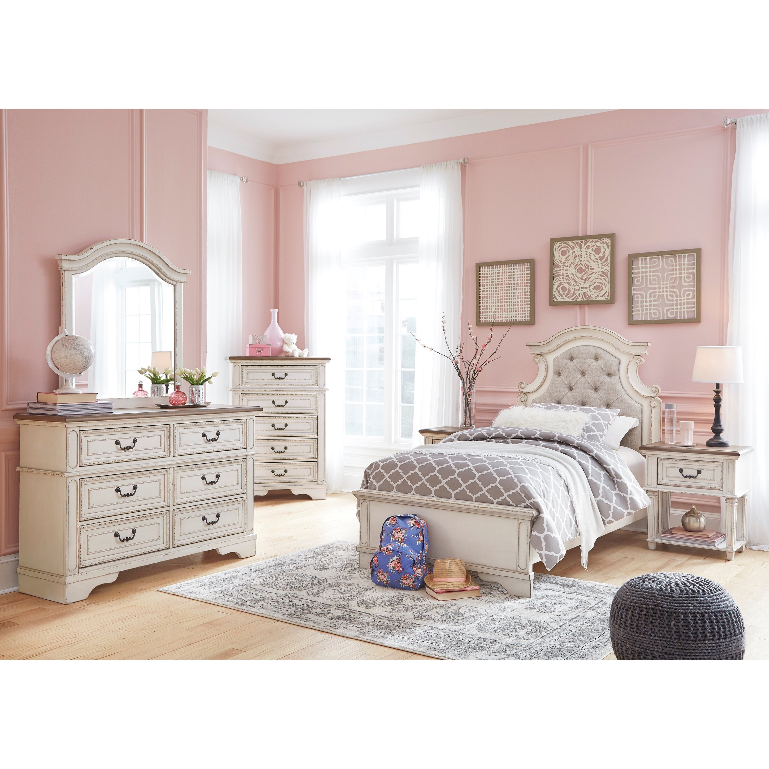 Signature Design by Ashley Realyn Twin Bedroom Group | Sheely's Furniture & Appliance | Bedroom ...