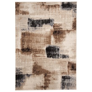 Signature Design by Ashley Contemporary Area Rugs Calvin Brown/Black Medium Rug