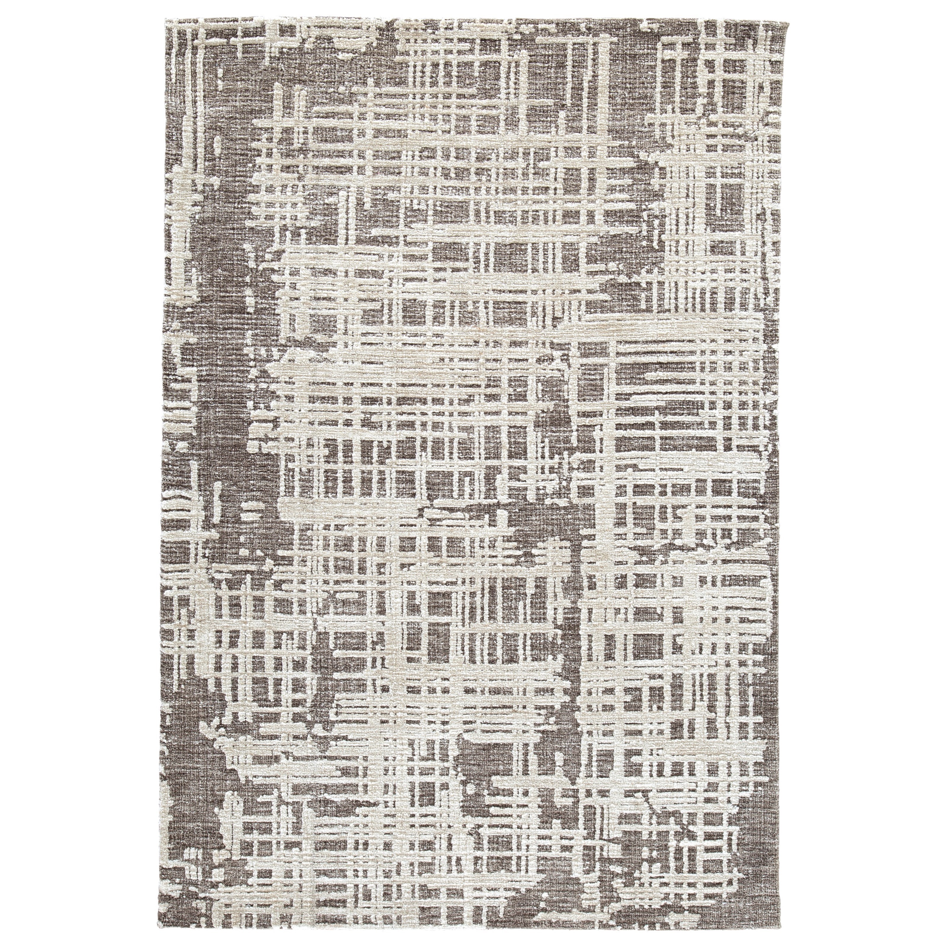 Ashley Signature Design Contemporary Area Rugs R404331 Makalo Gray Large Rug Dunk Bright Furniture Rugs