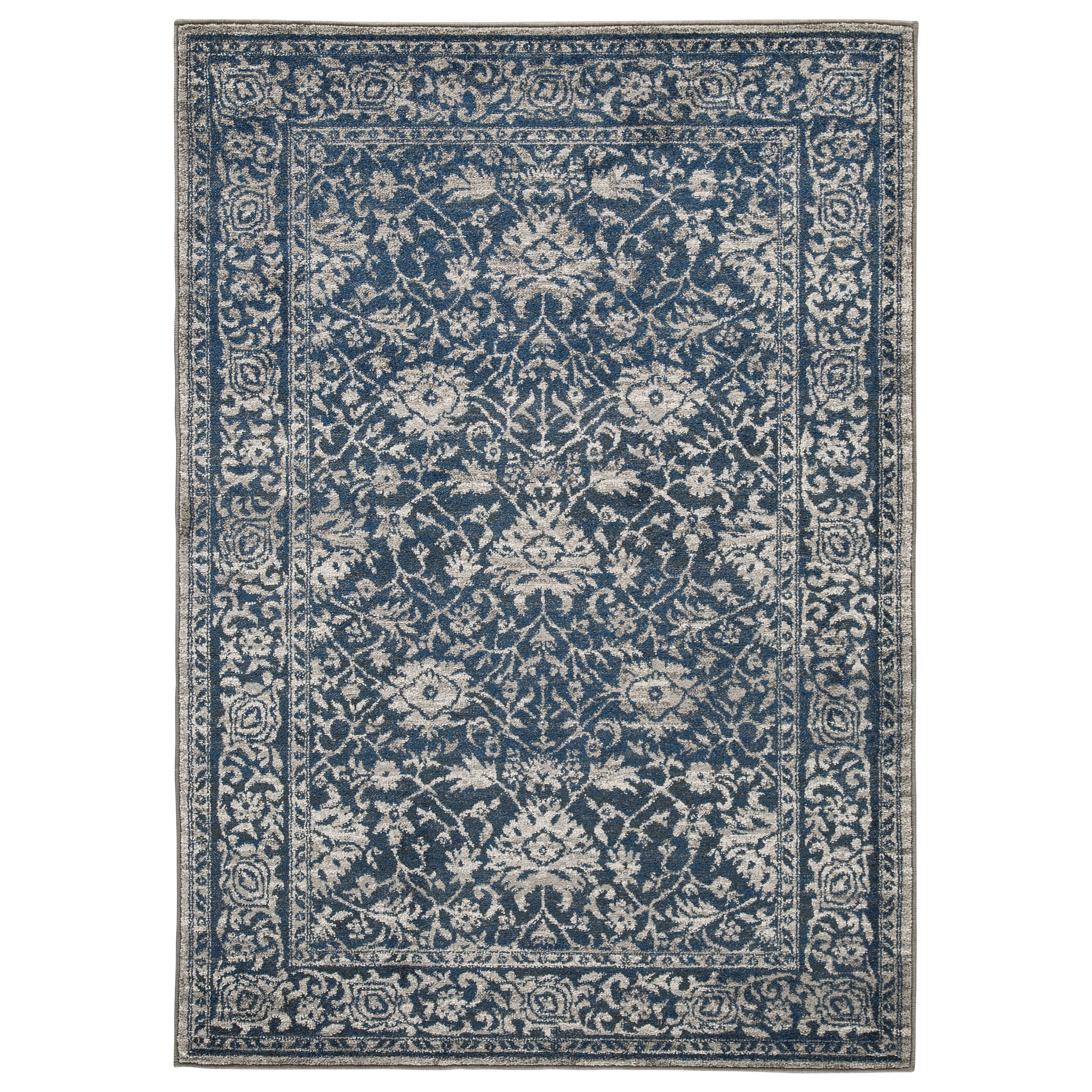 Signature Design By Ashley Traditional Clics Area Rugs Maxton Signature Design By Ashley Traditional Clics Area Rugs Maxton Blue Large Rug