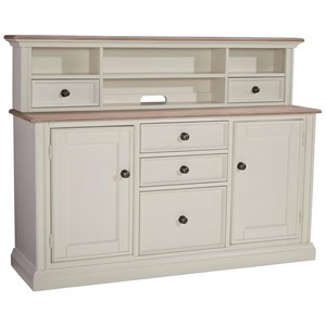 Signature Design by Ashley Sarvanny Large Credenza & Short Hutch