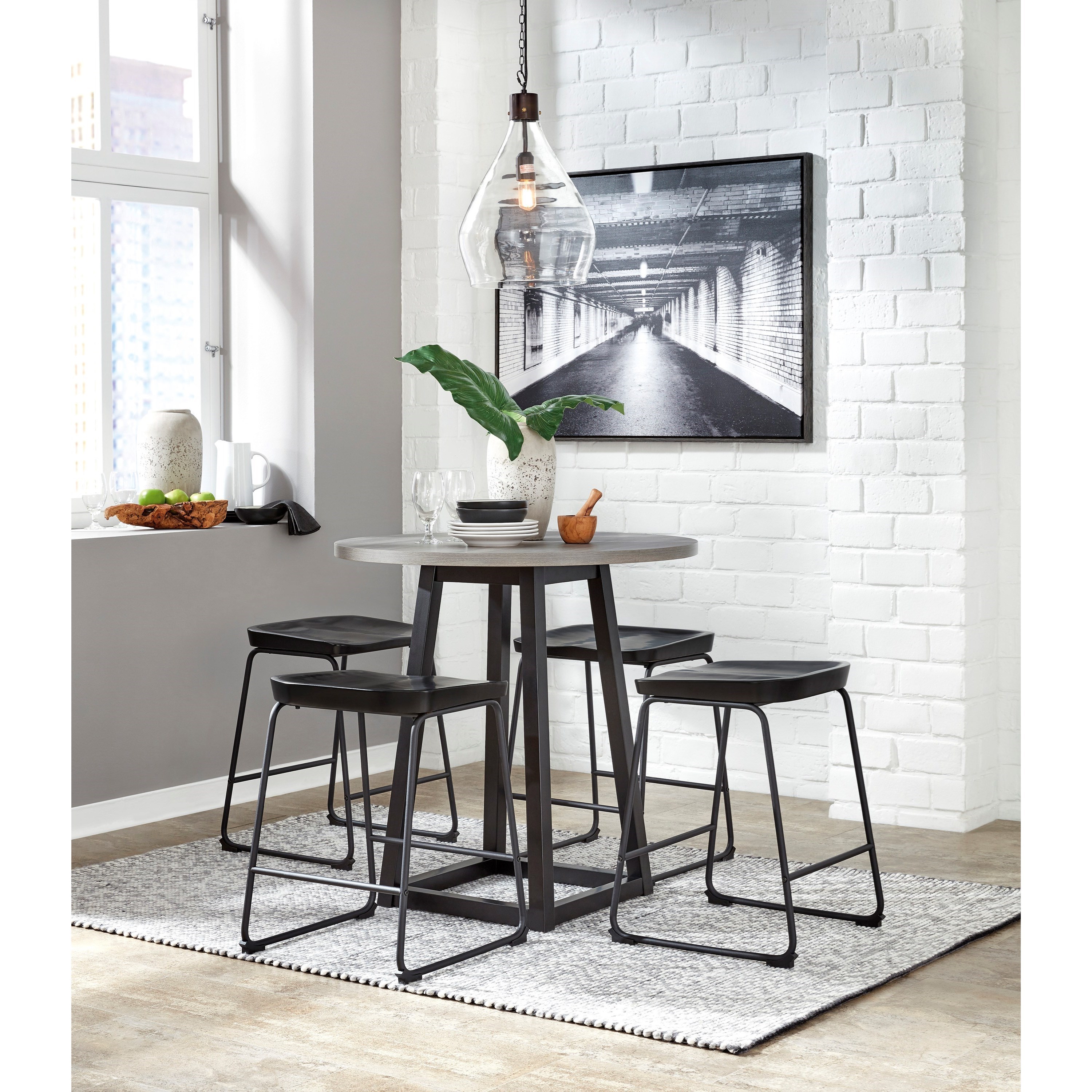 Signature Design by Ashley Showdell 5-Piece Counter Height ...