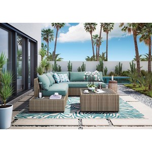 Signature Design by Ashley Silent Brook Outdoor Sectional Group