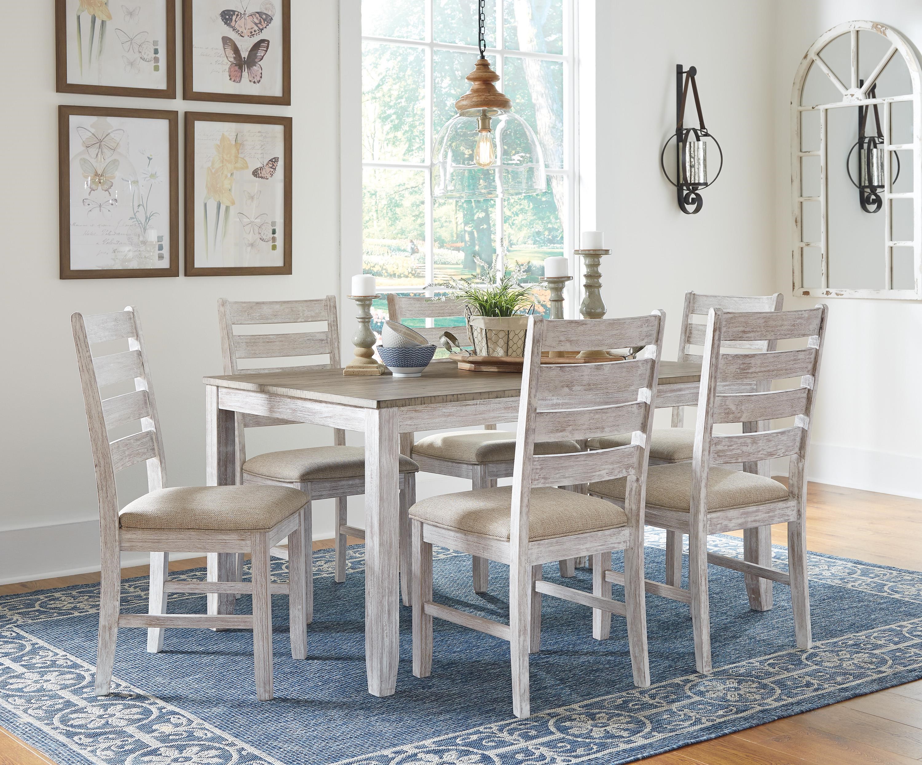 Ashley Skempton Dining Set includes Table and 6 Chairs ...