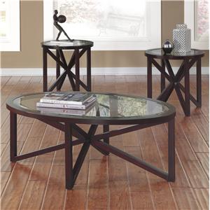 Signature Design by Ashley Sleffine Occasional Table Set