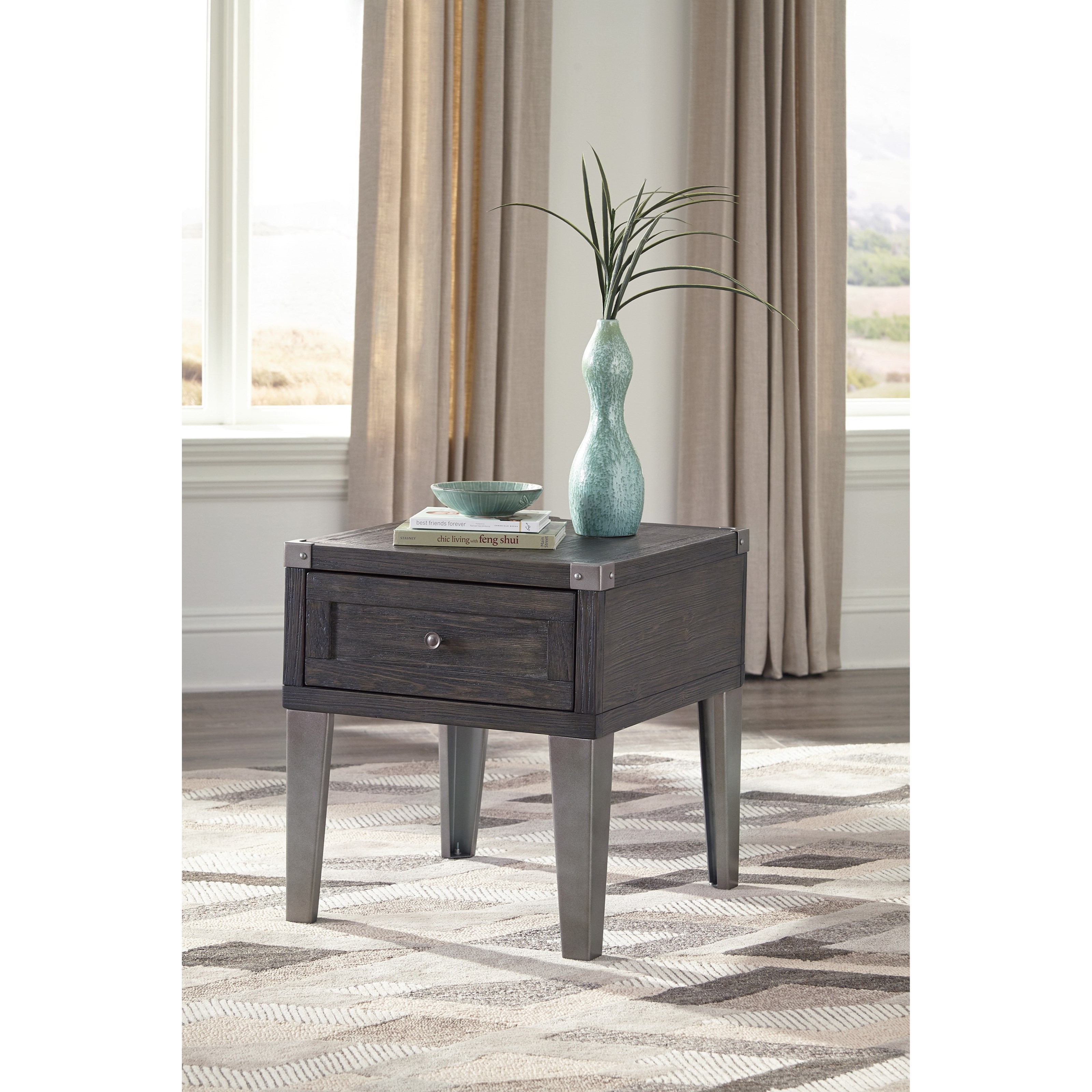 Signature Design by Ashley Todoe Rectangular End Table ...