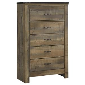 Signature Design by Ashley Trinell Five Drawer Chest